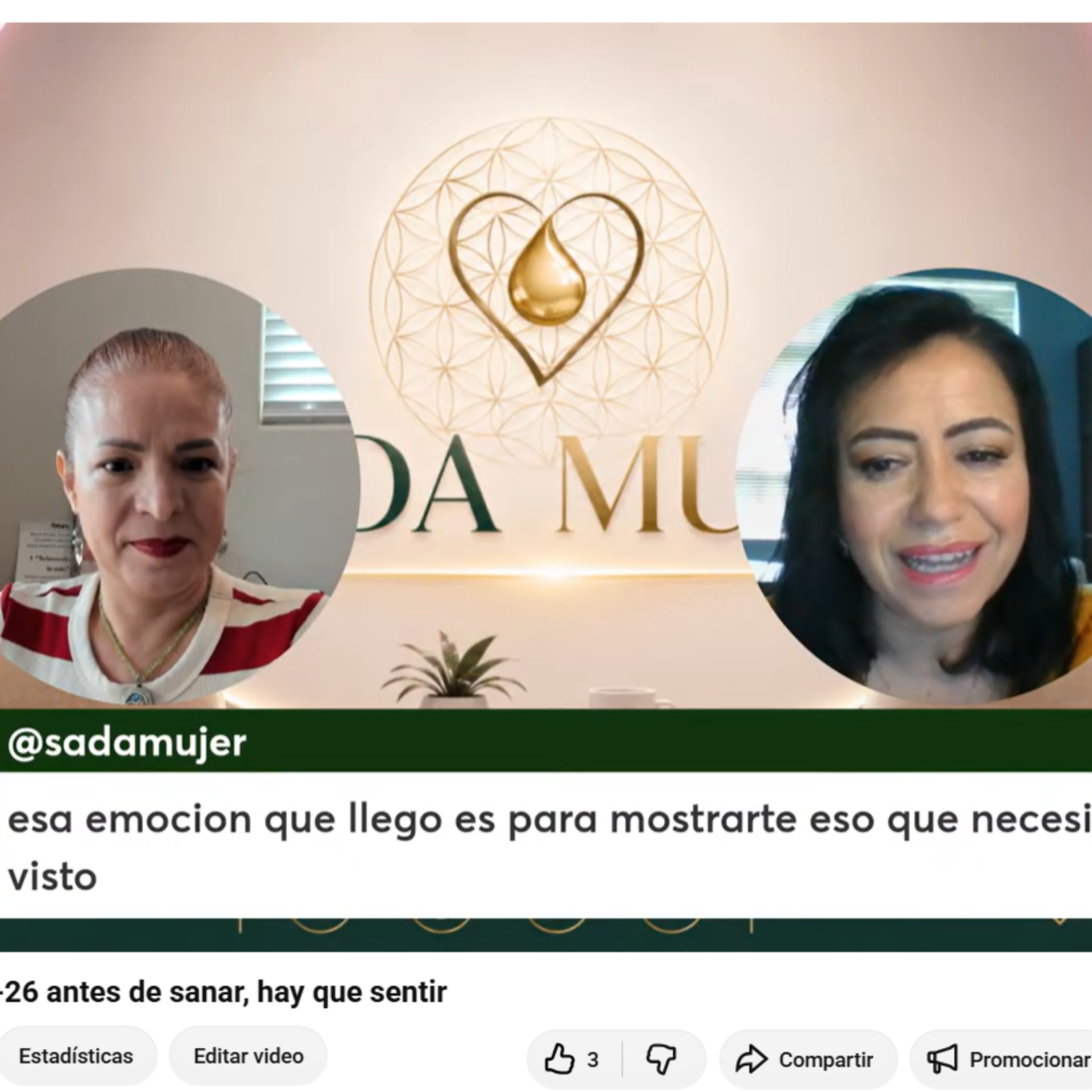 SADA MUJER 07-17-26 antes de sanar, hay que sentir episode artwork