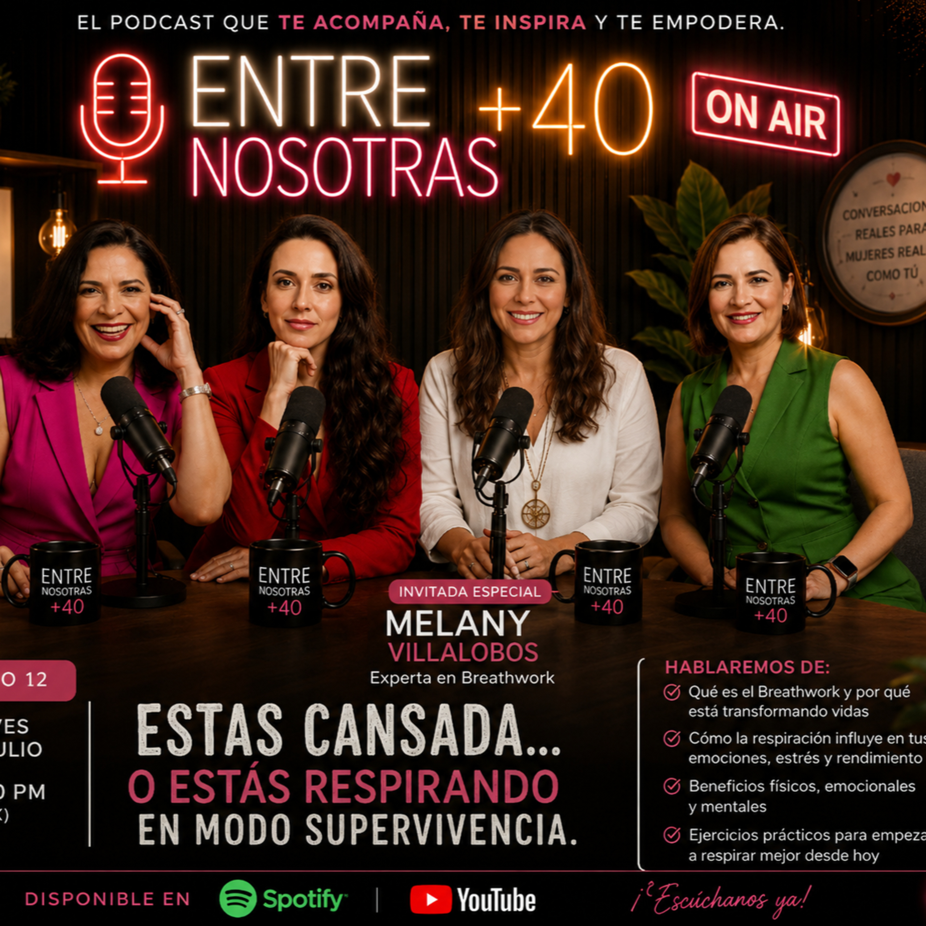 Entre Nosotras +40 Ep. 13 Estas cansada o estas respirando el modo sobrevivencia episode artwork