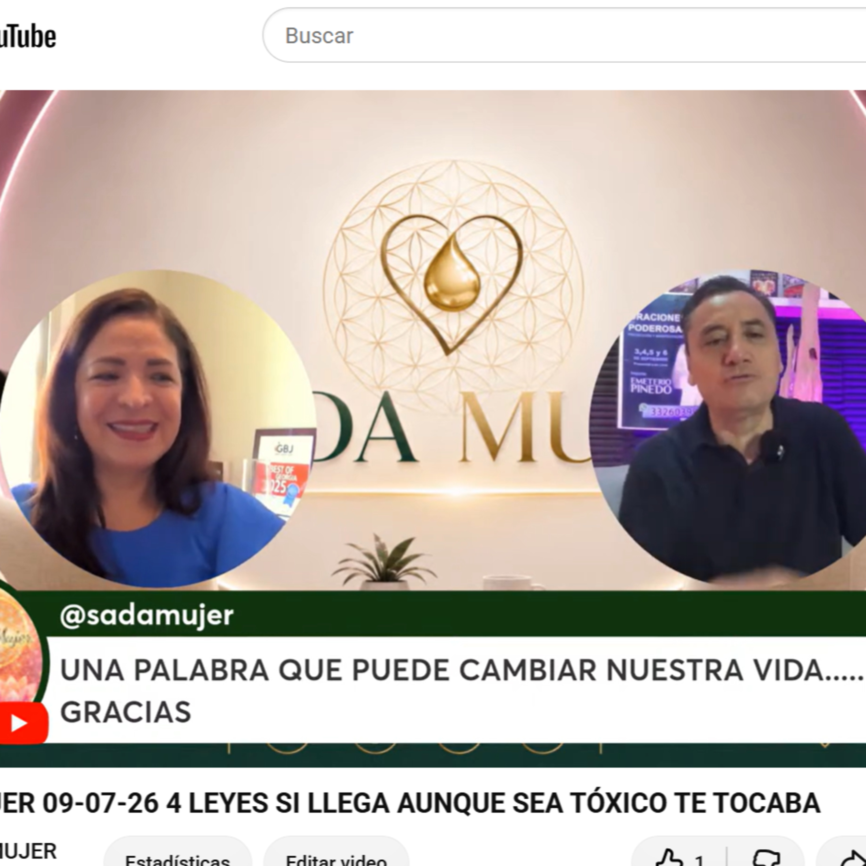 SADA MJUJER 09-07-26 4 LEYES SI LLEGA AUNQUE SEA TÓXICO TE TOCABA