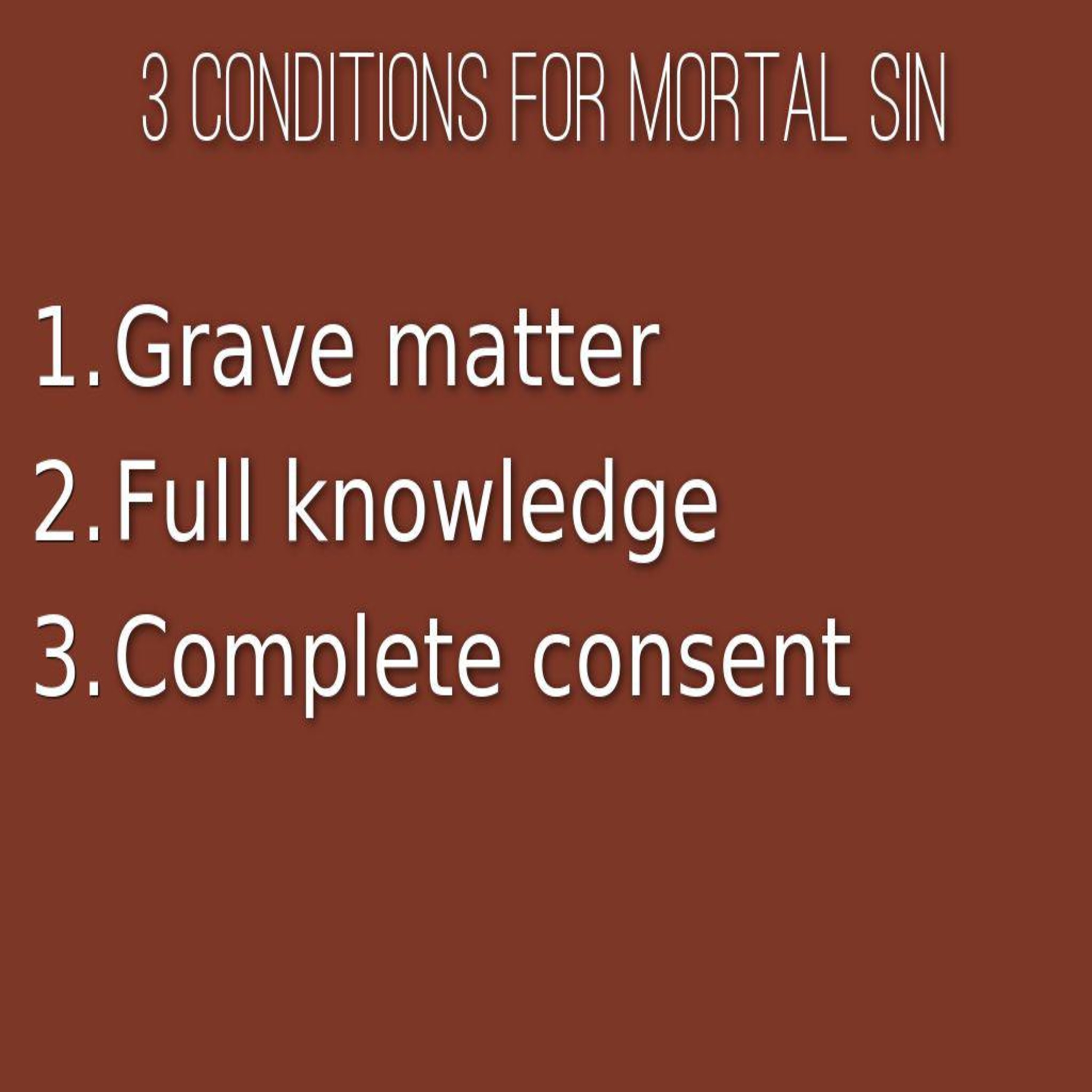 Mortal Sin part B (Ordinariate) episode artwork