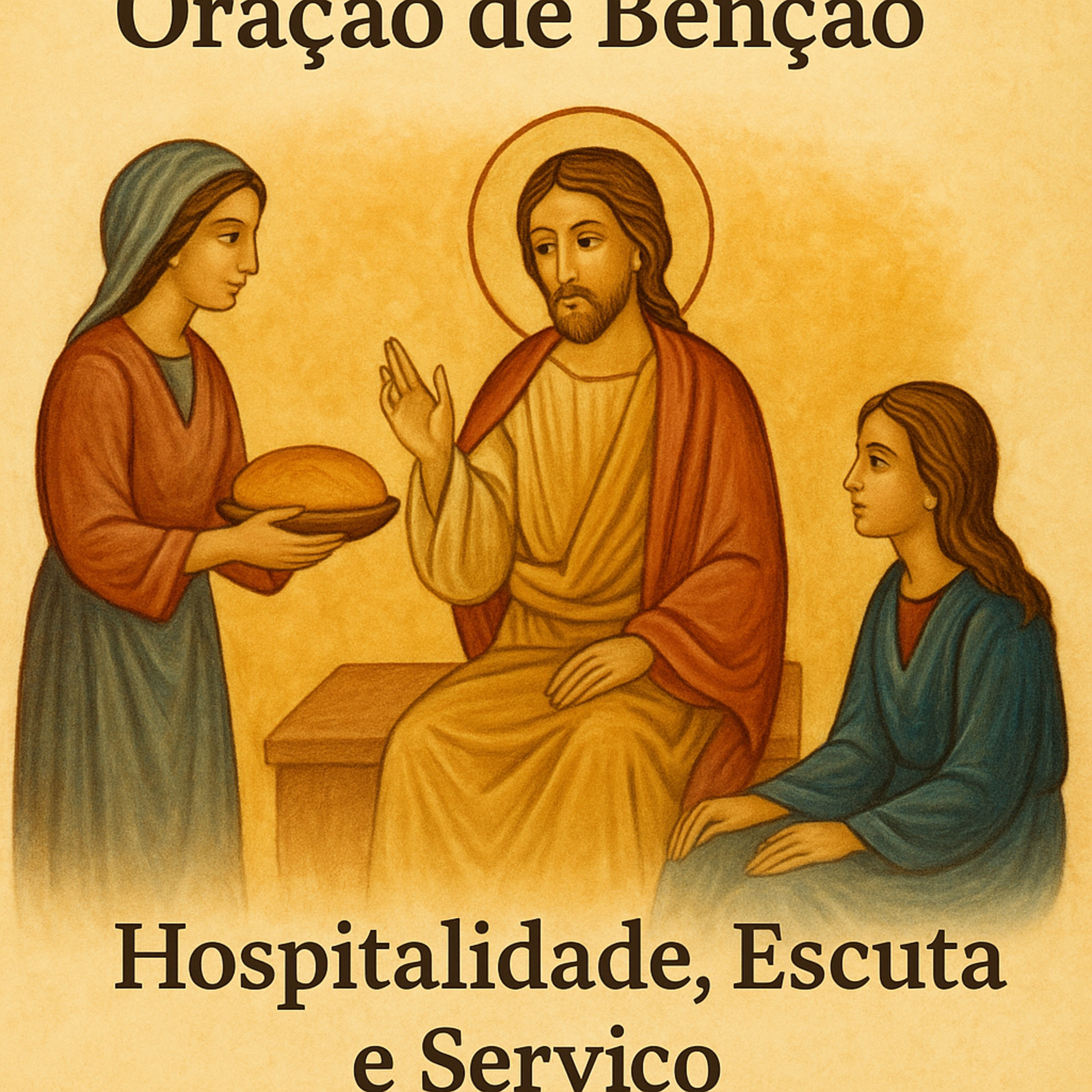 “Oração de Bênção para o 16º Domingo do Tempo Comum: Hospitalidade, Escuta e Serviço” episode artwork