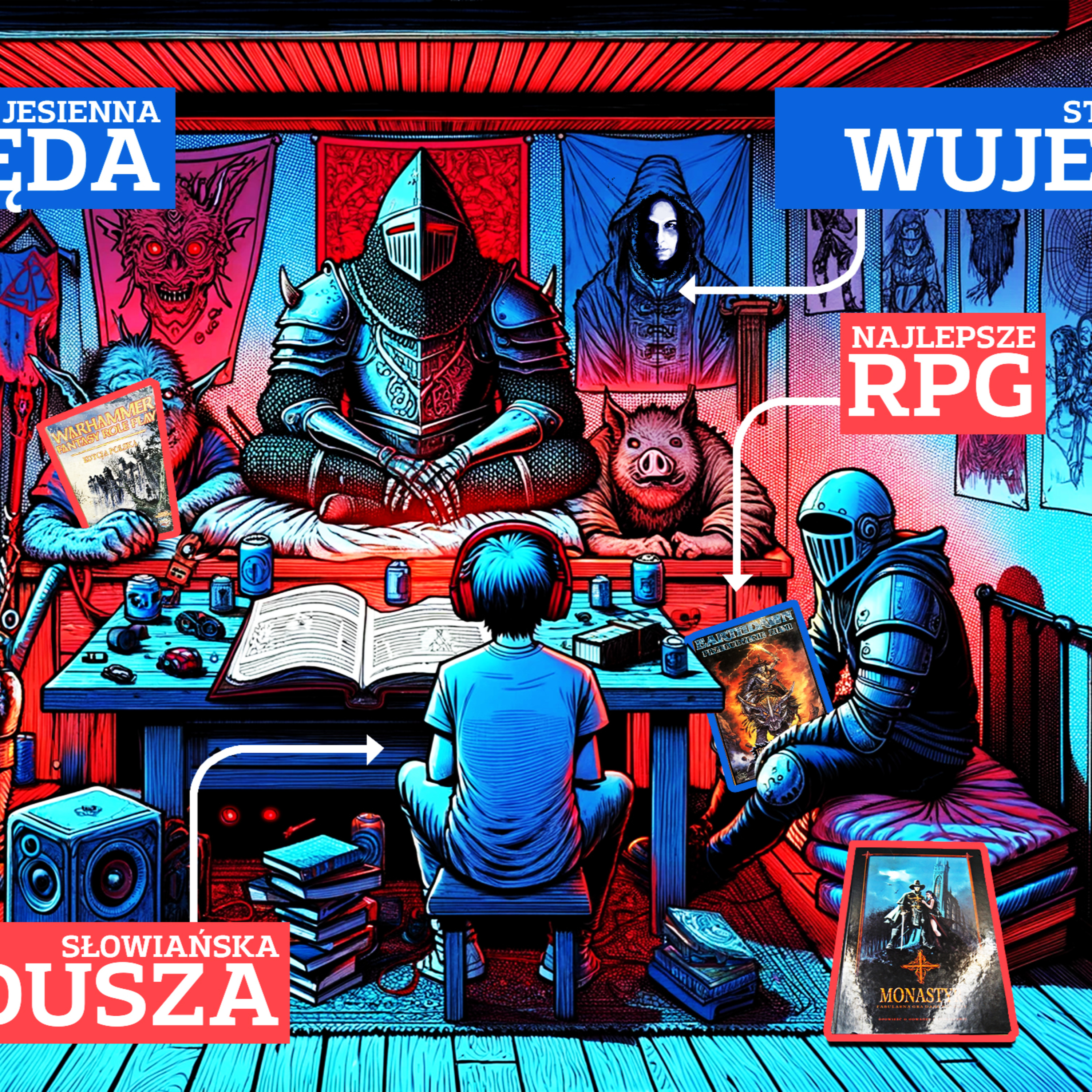 dżentelmeni przy stole