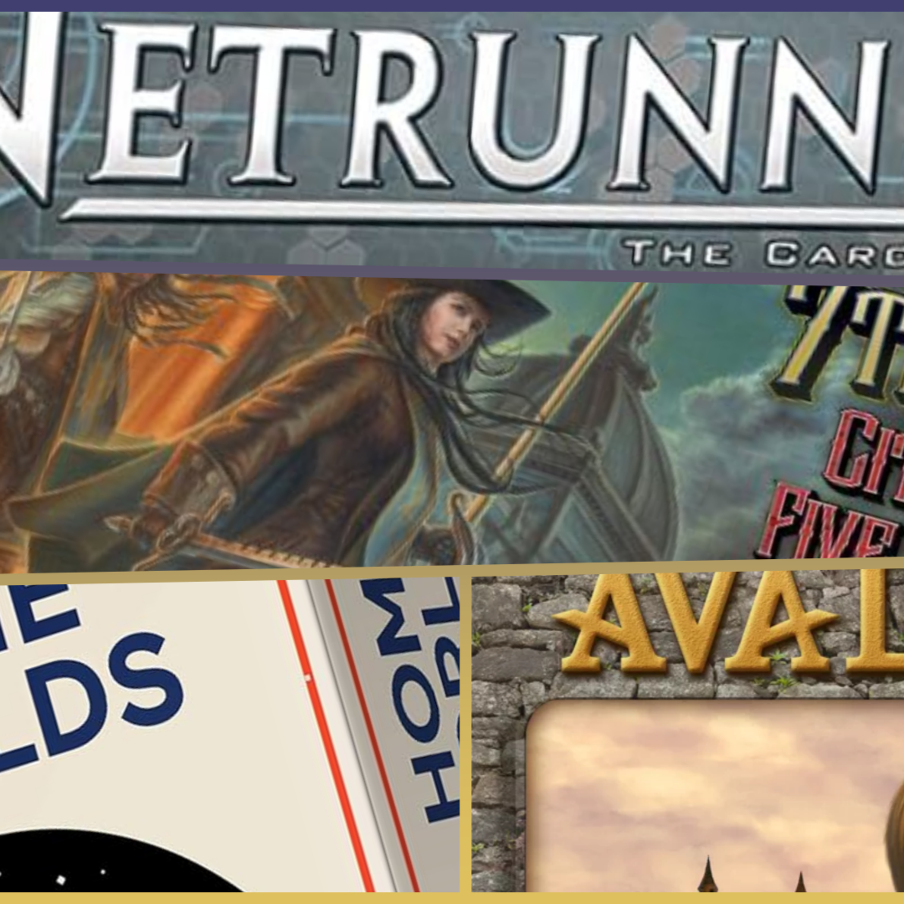 Lepsze i gorsze powroty Netrunner, 7Th Sea, Homeworlds, Avalon episode artwork