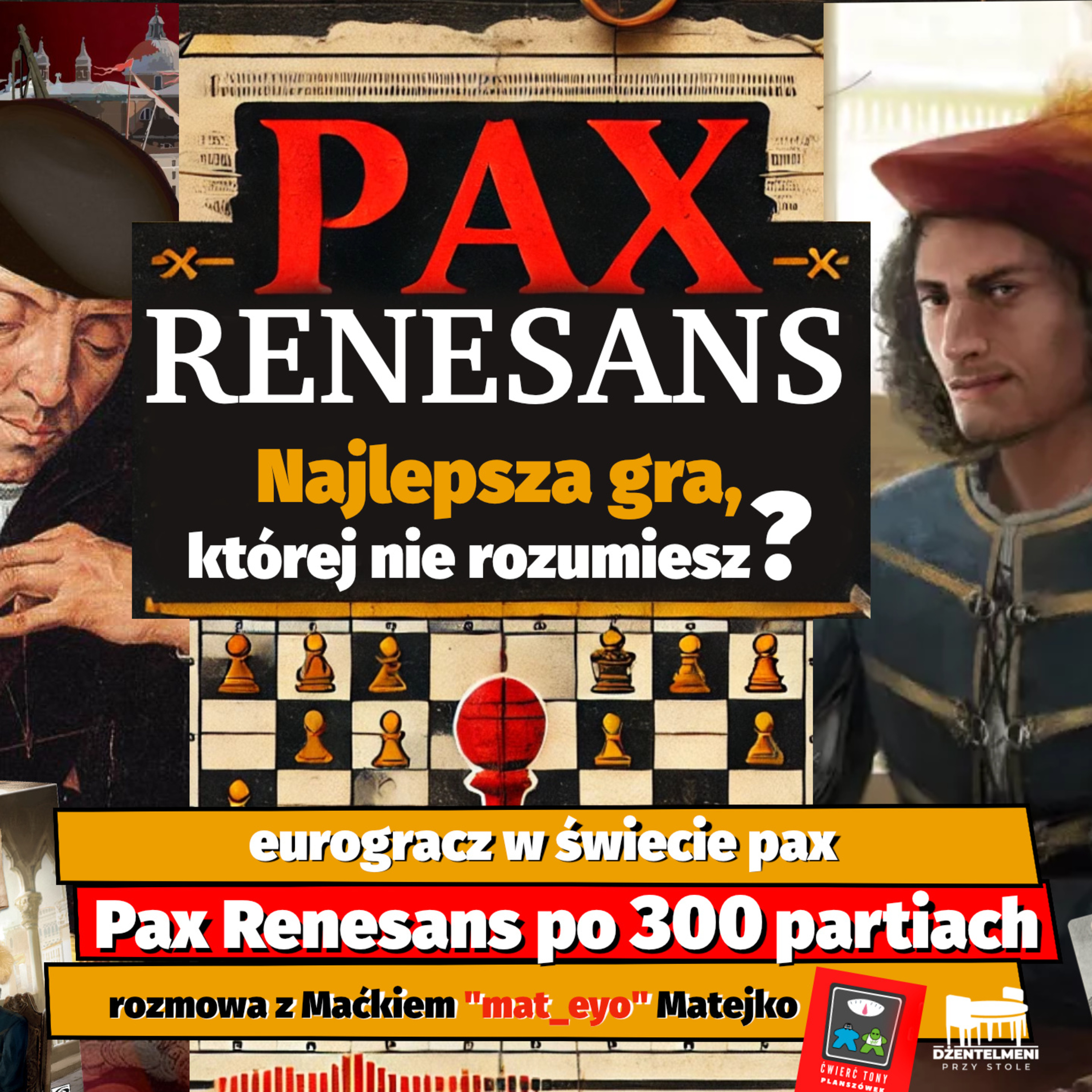 dżentelmeni przy stole