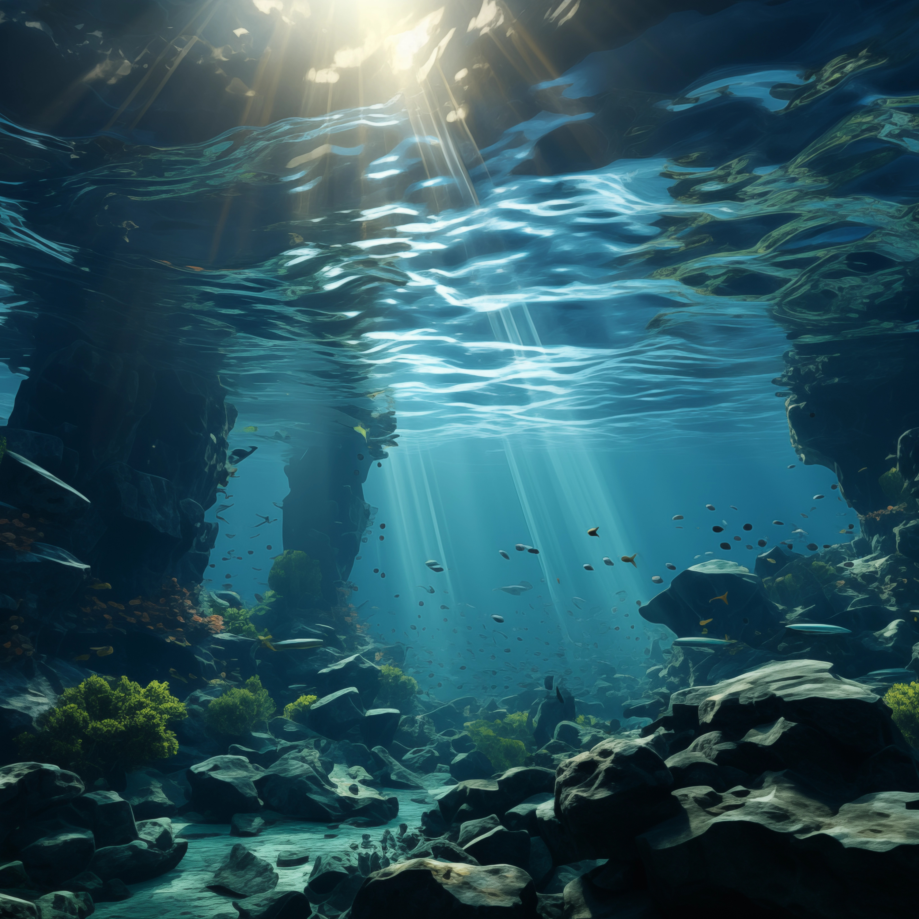 Oceanic Echoes: Enchanting Underwater Soundscape