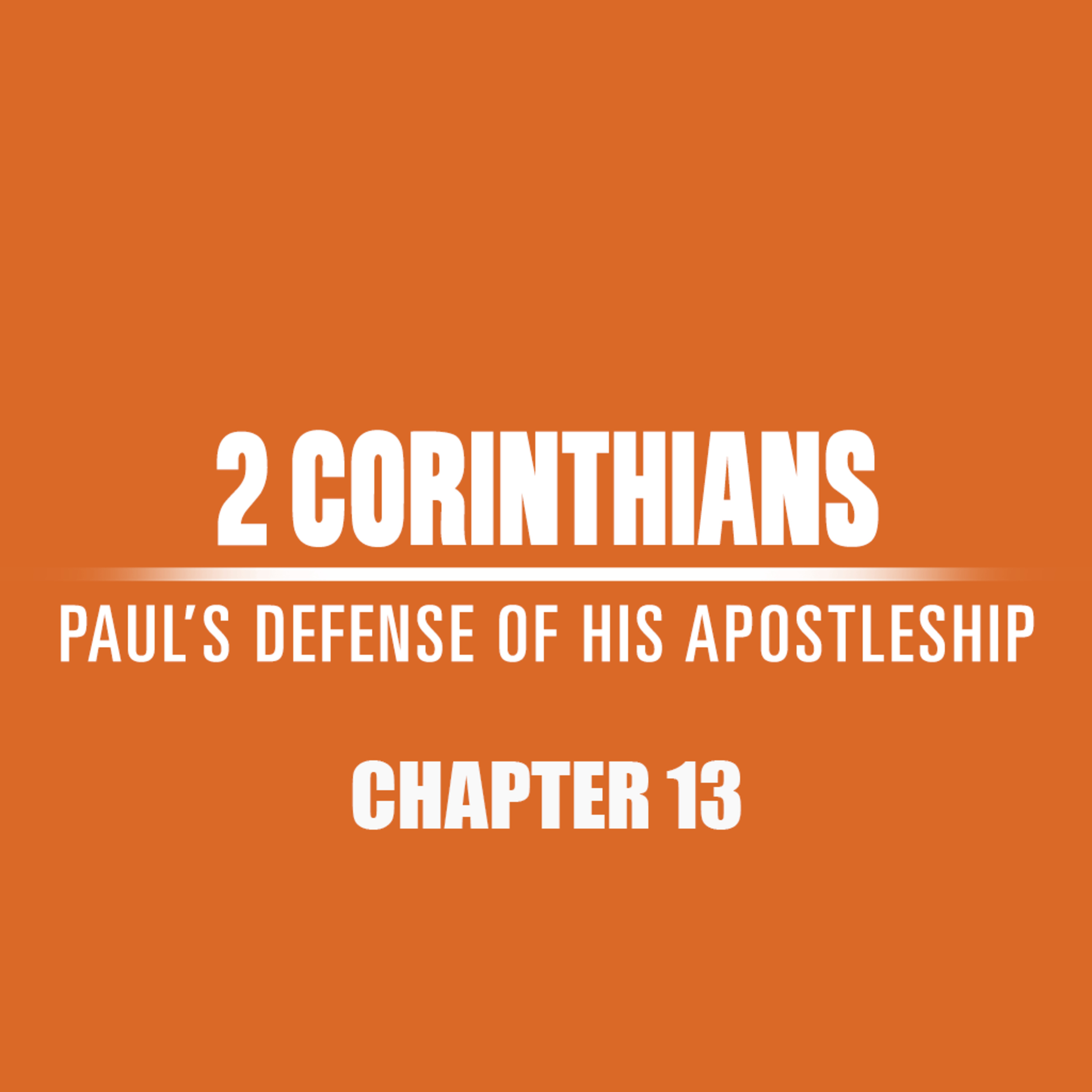 2 Corinthians 13 "Live In Peace" episode artwork