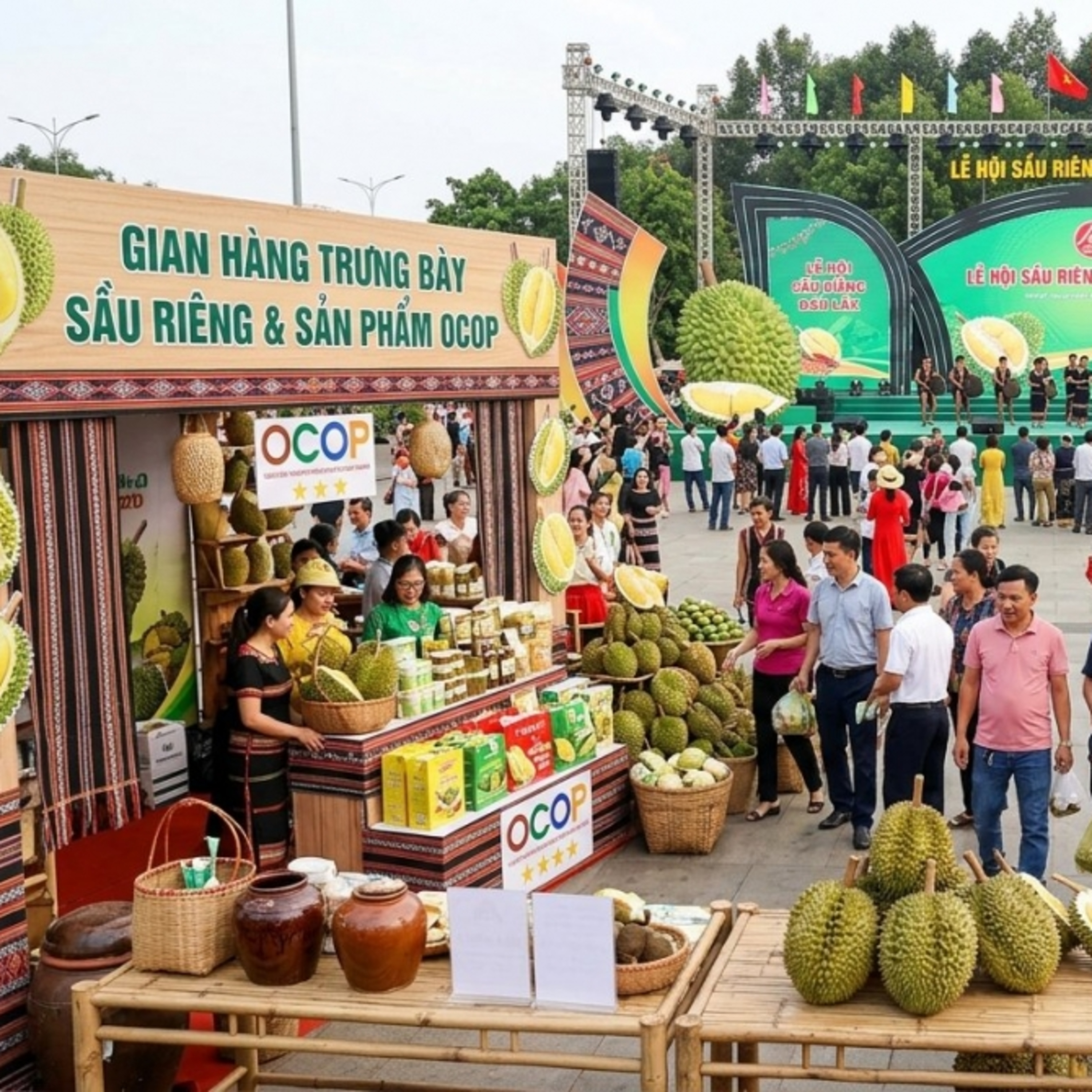 Sức sống hàng Việt - Sầu riêng Đắc Lắc, từ liên kết nông sản đển vị thế toàn cầu