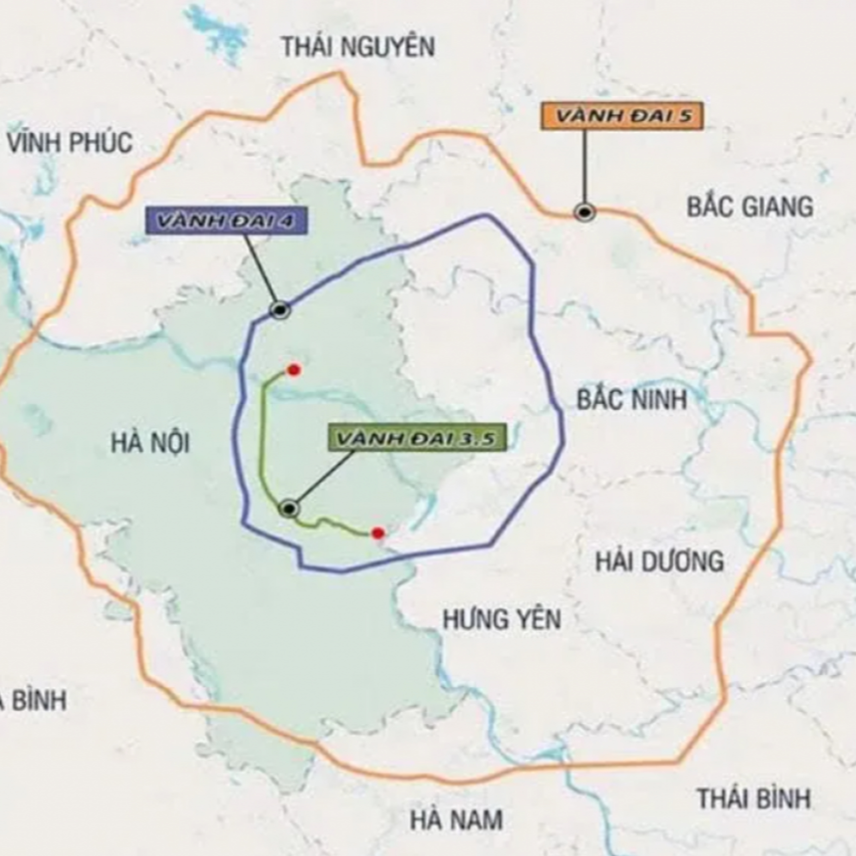 Trước giờ mở cửa - Đường Vành đai 5 - Vùng Thủ đô Hà Nội đầu tư công 288.268 tỷ đồng