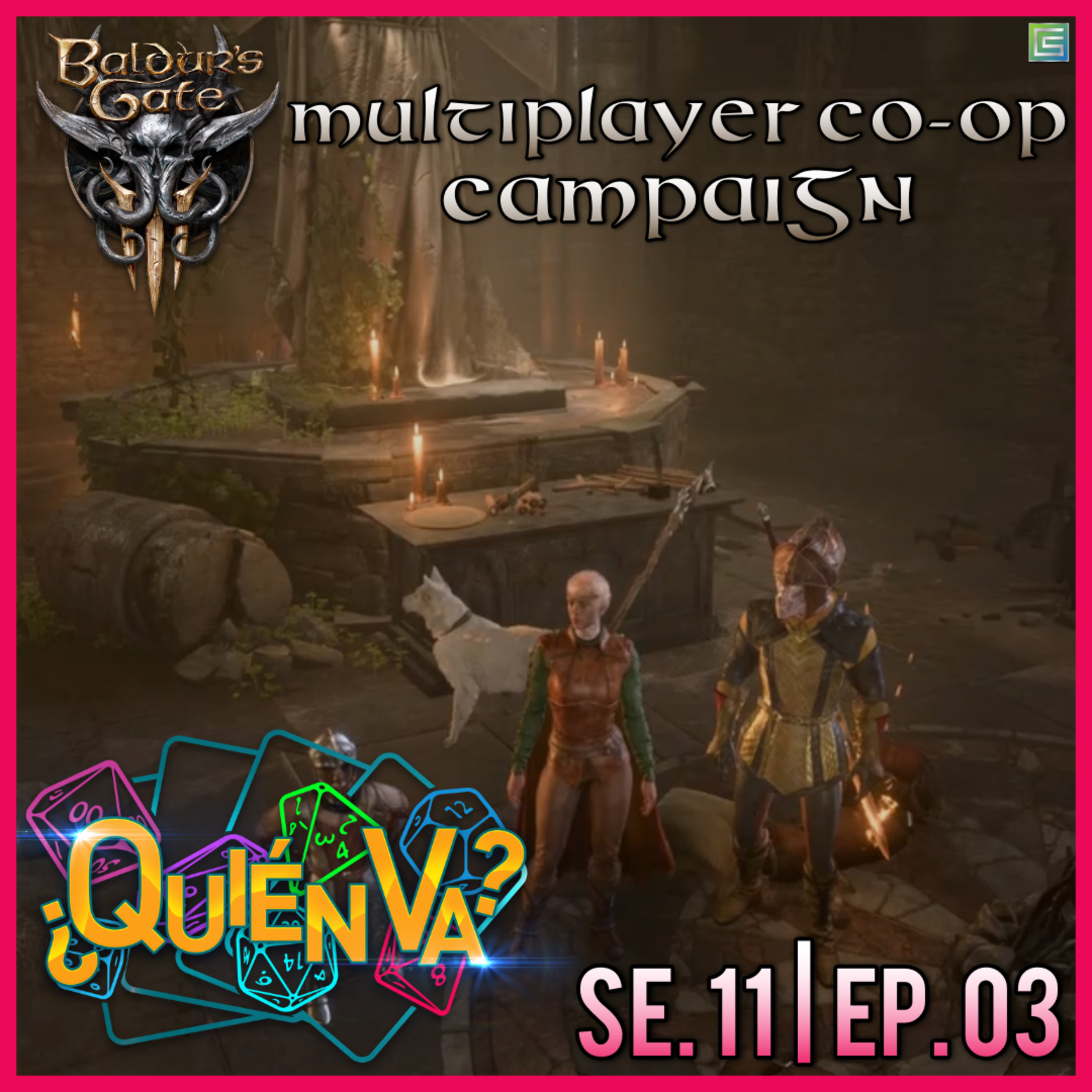 Baldur's Gate 3 Co-Op Campaign | ¿Quién Va? Se. 11 Ep. 03 episode artwork