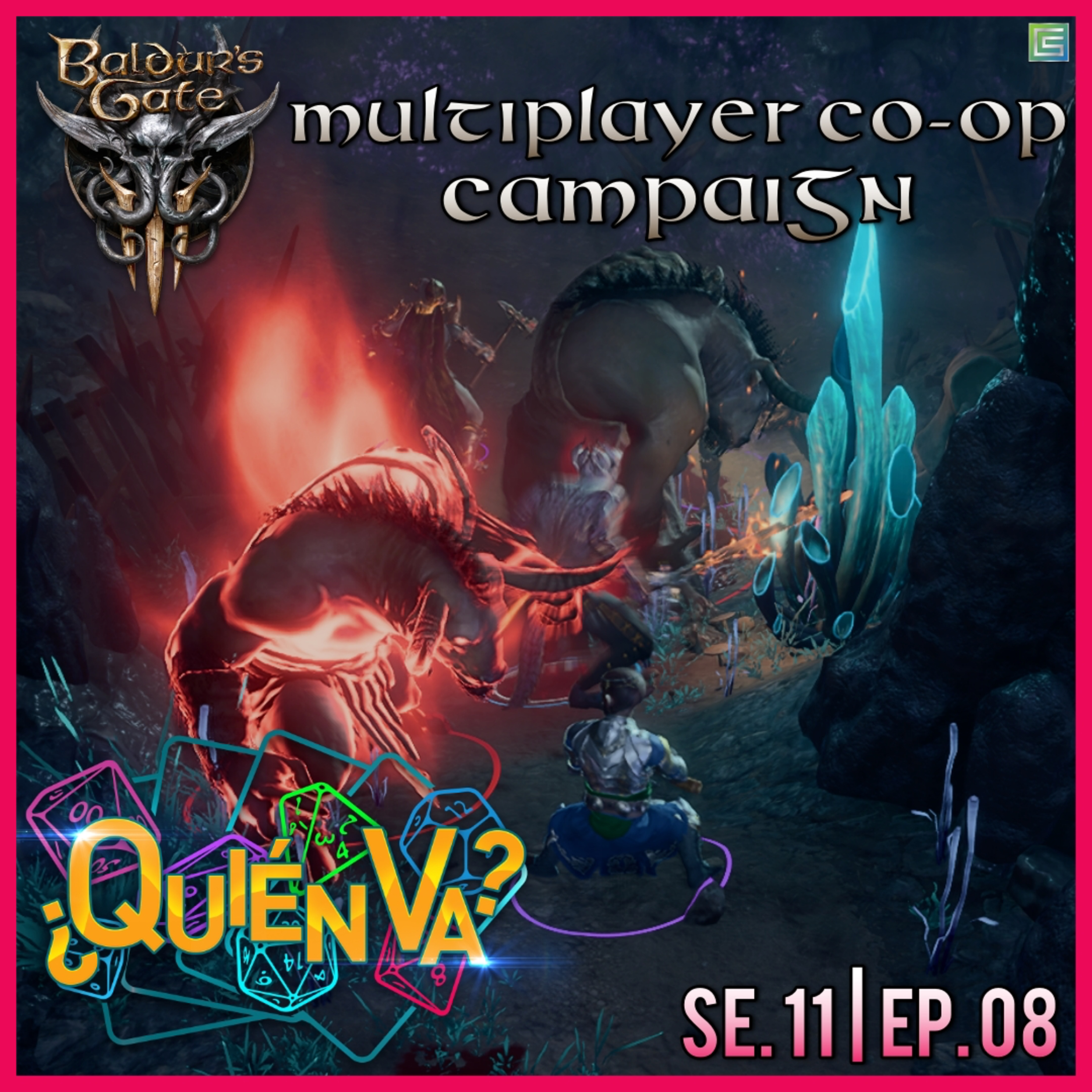 Baldur's Gate 3 Co-Op Campaign | ¿Quién Va? Se. 11 Ep. 08 episode artwork