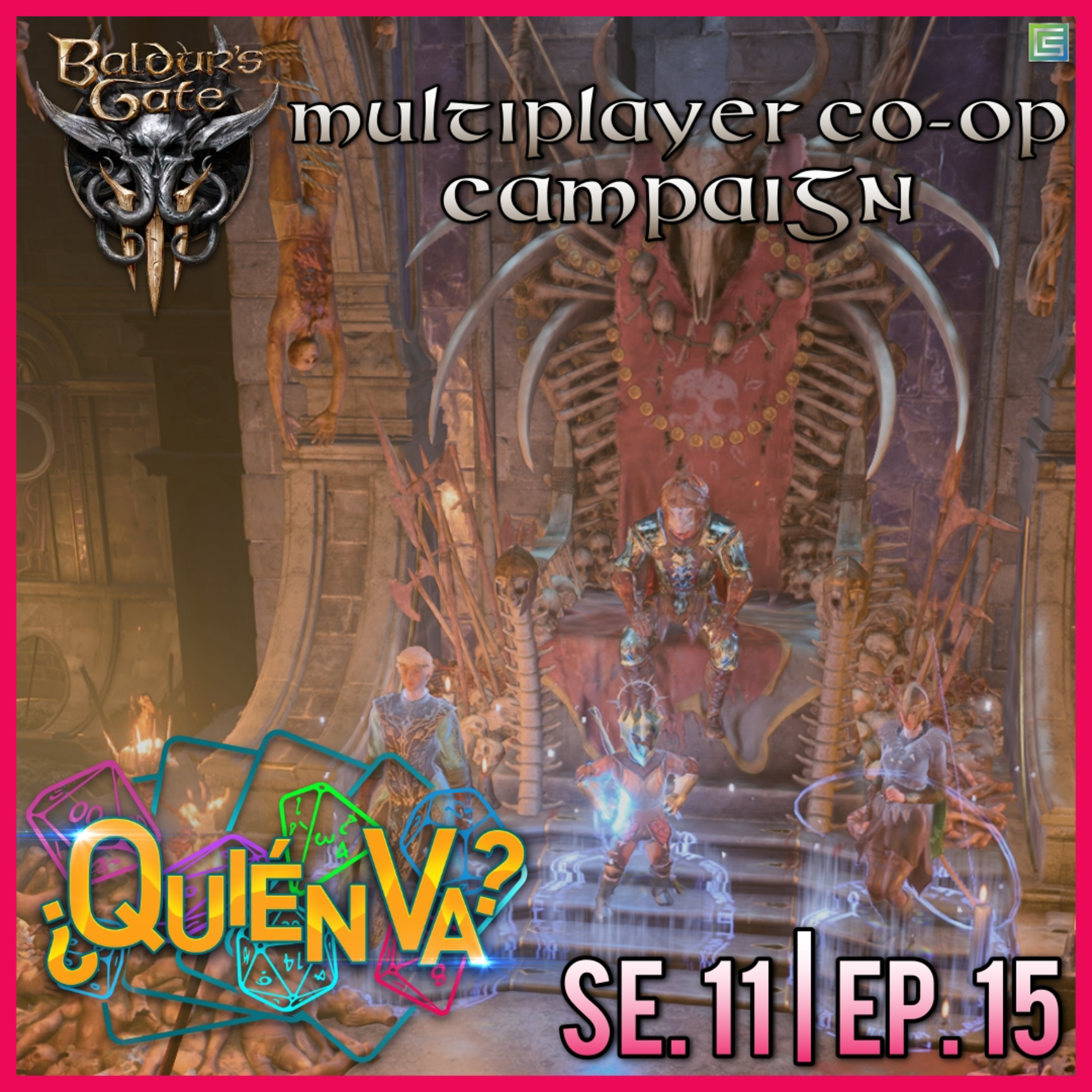 Baldur's Gate 3 Co-Op Campaign | ¿Quién Va? Se. 11 Ep. 15 episode artwork
