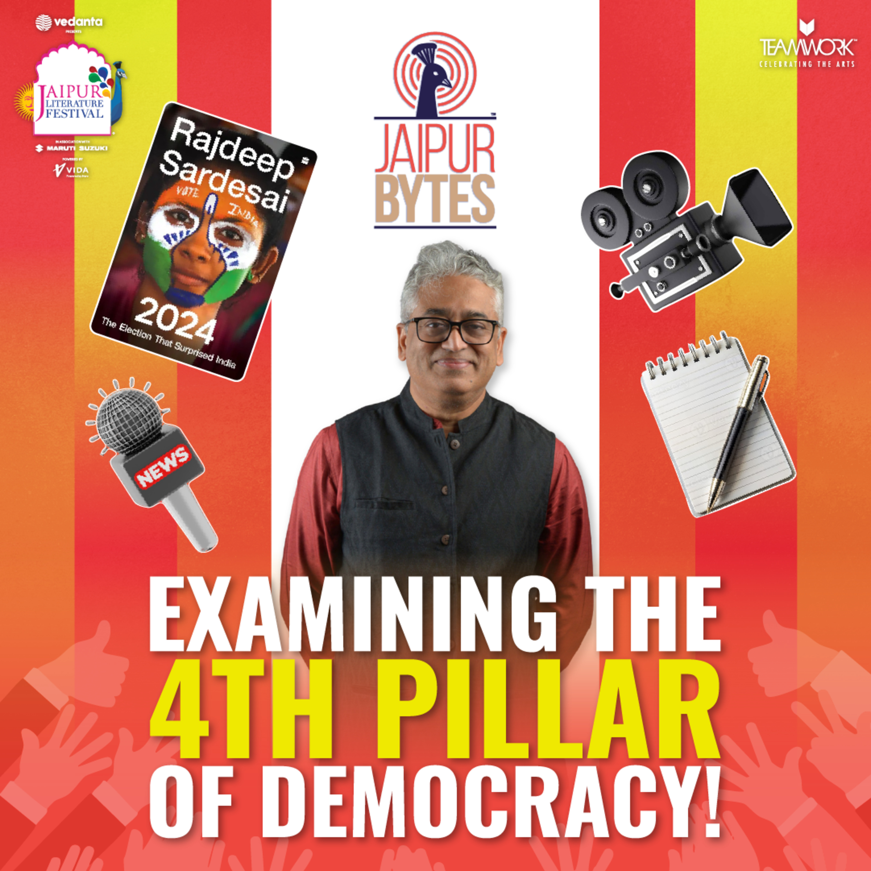 Rajdeep Sardesai on the Politics and Media of India Today | Jaipur Bytes Podcast 2025