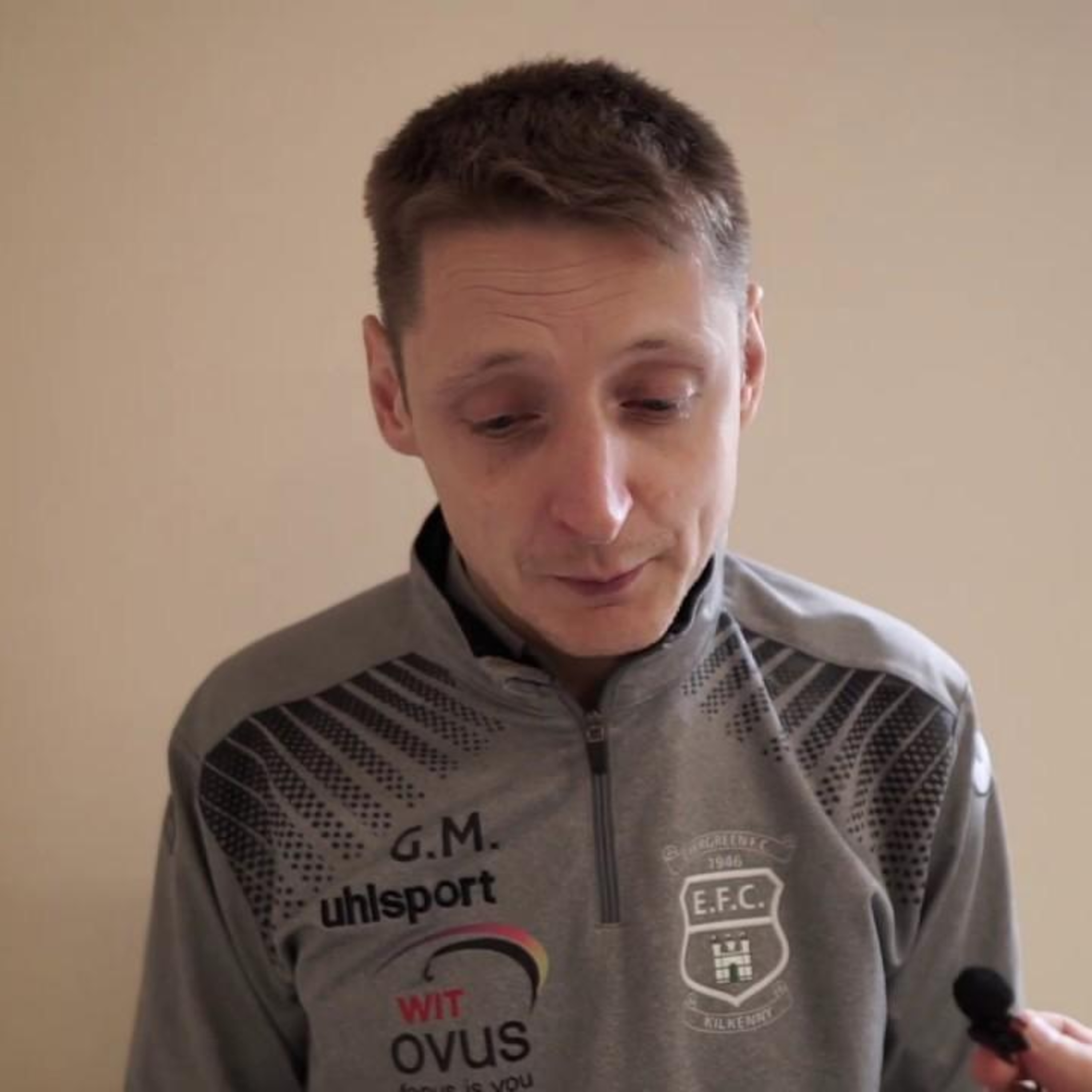Evergreen manager Gary Maher ahead of LFA Leinster Junior Cup Semi-Final