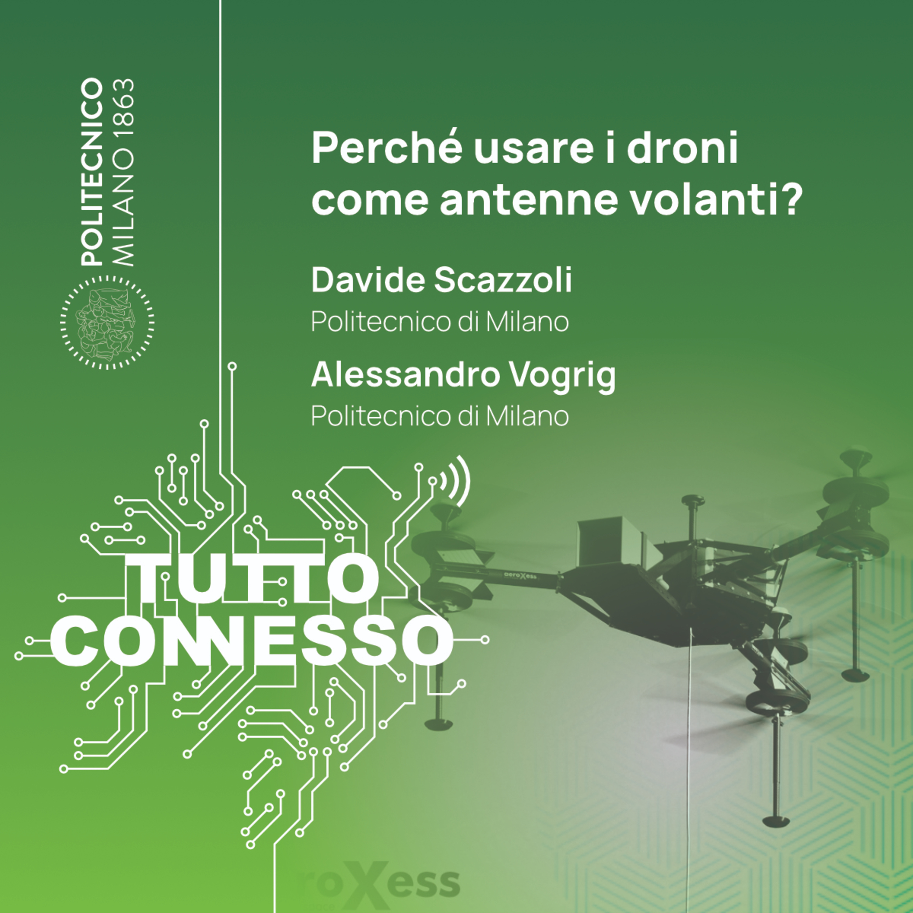 Perché usare i droni come antenne volanti? Con Davide Scazzoli e Alessandro Vogrig
