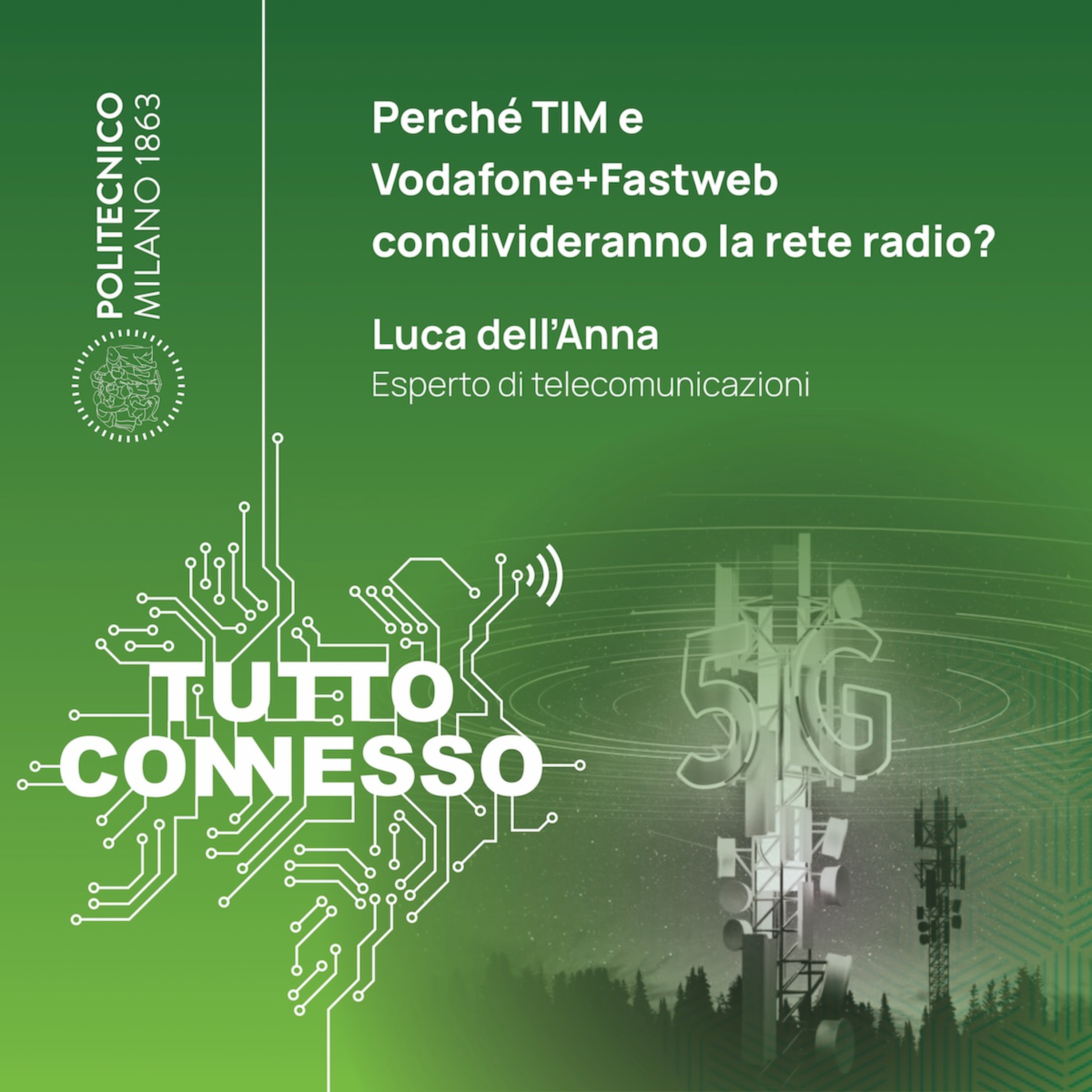 Perché TIM e Fastweb+Vodafone condivideranno la rete radio? Con Luca Dell'Anna