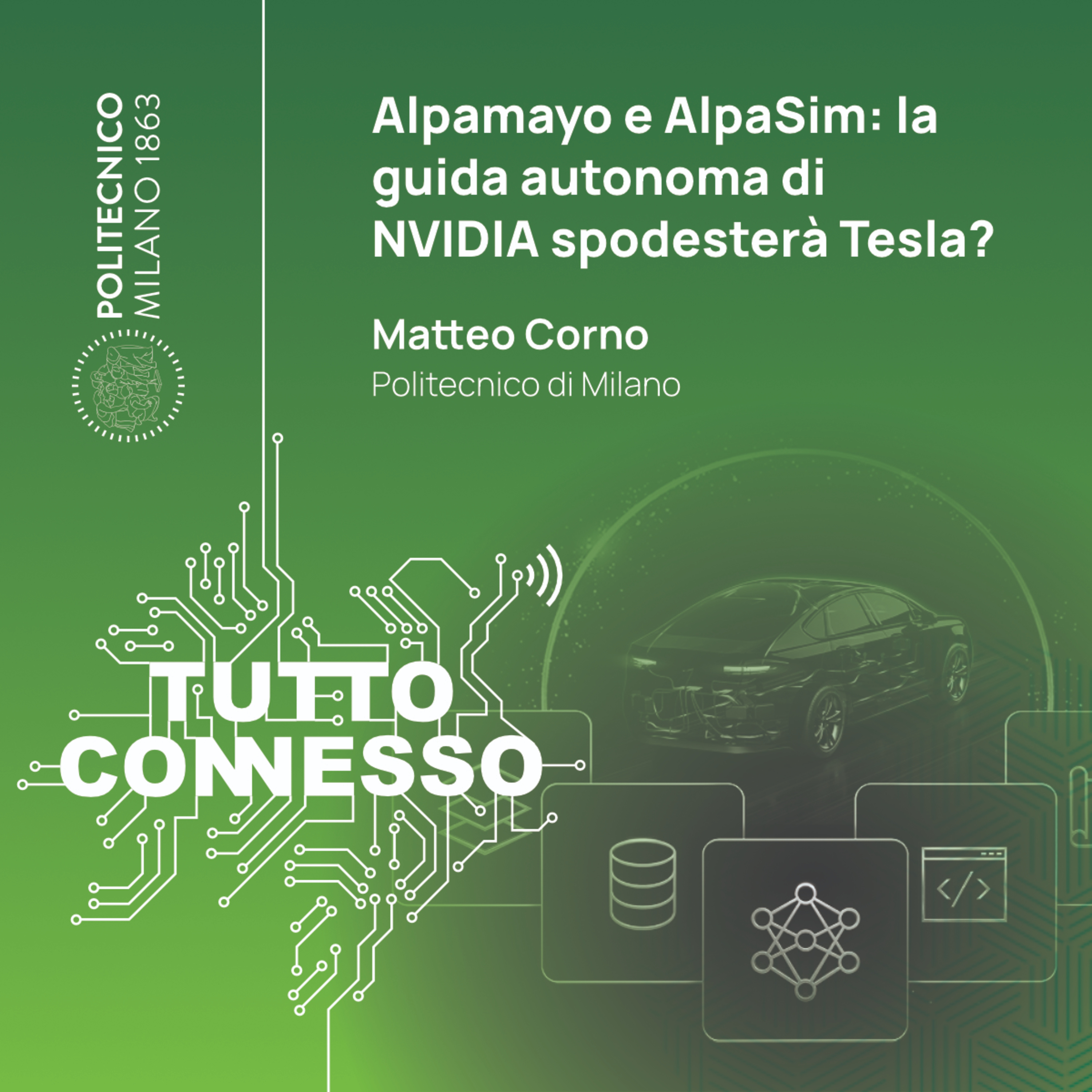 Alpamayo e AlpaSim: la guida autonoma di NVIDIA spodesterà Tesla? Con Matteo Corno
