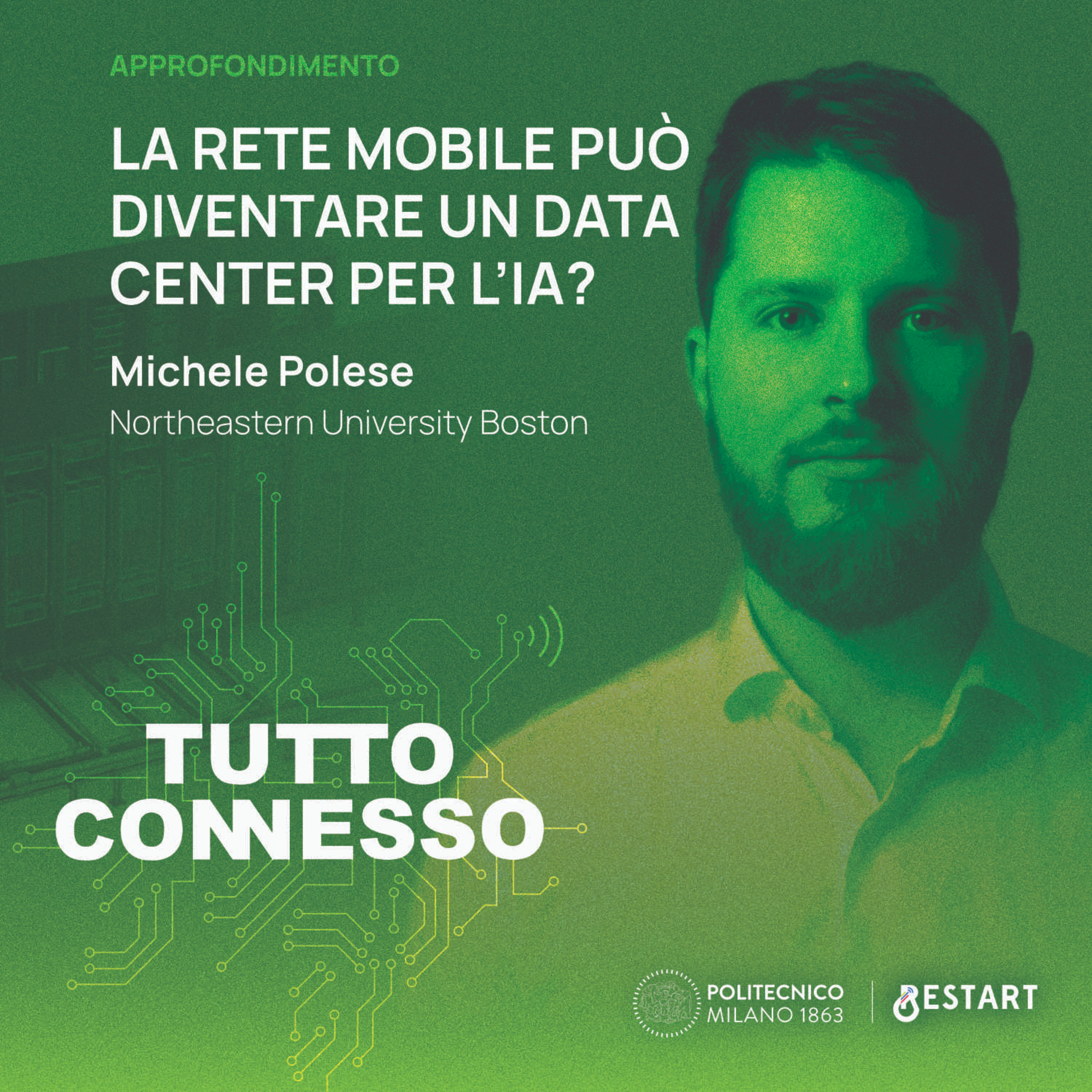 La rete mobile può diventare un data center per l'IA? Con Michele Polese