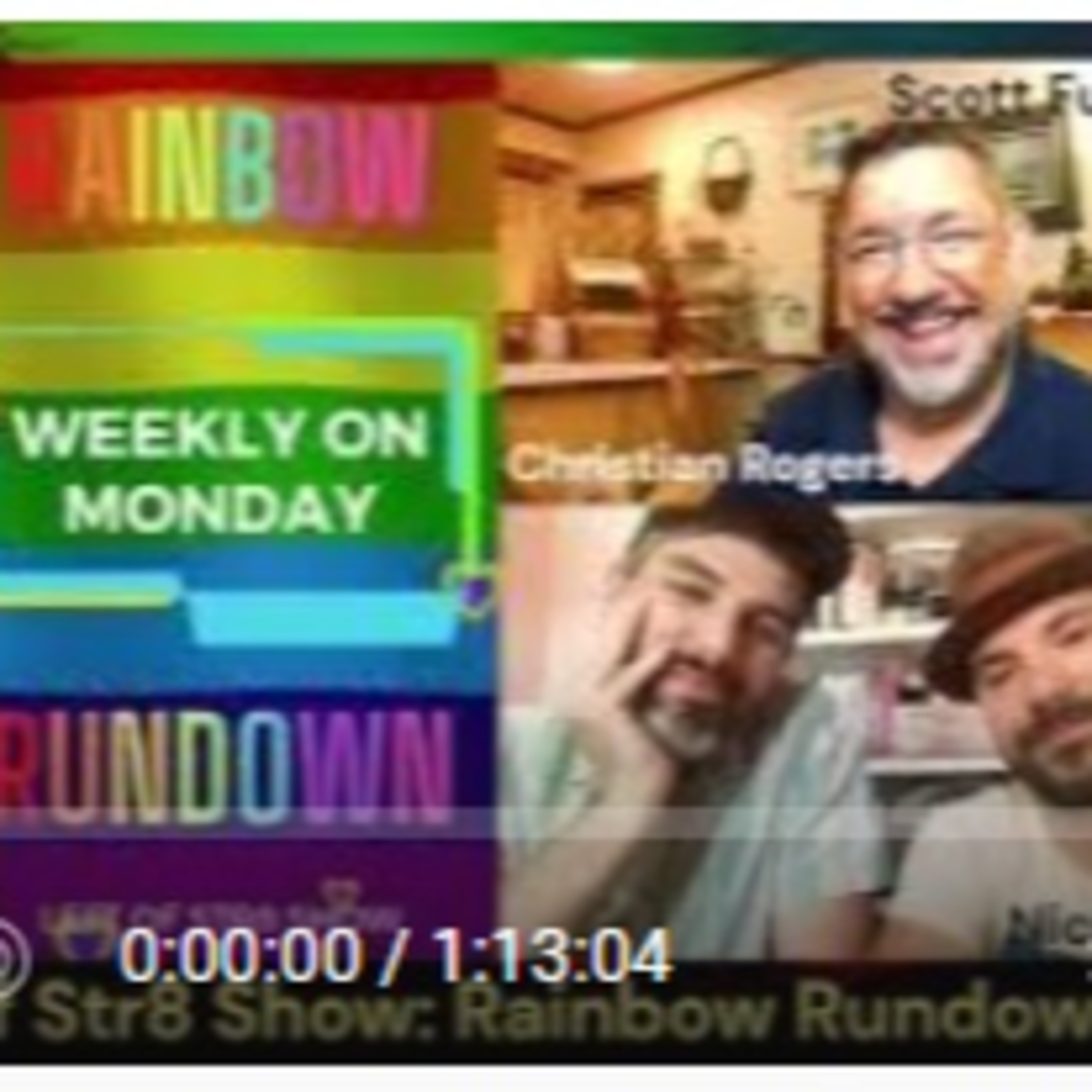 Left of Str8 Show: Rainbow Rundown 7-17-23 Nico Lang and Christian Rogers episode artwork