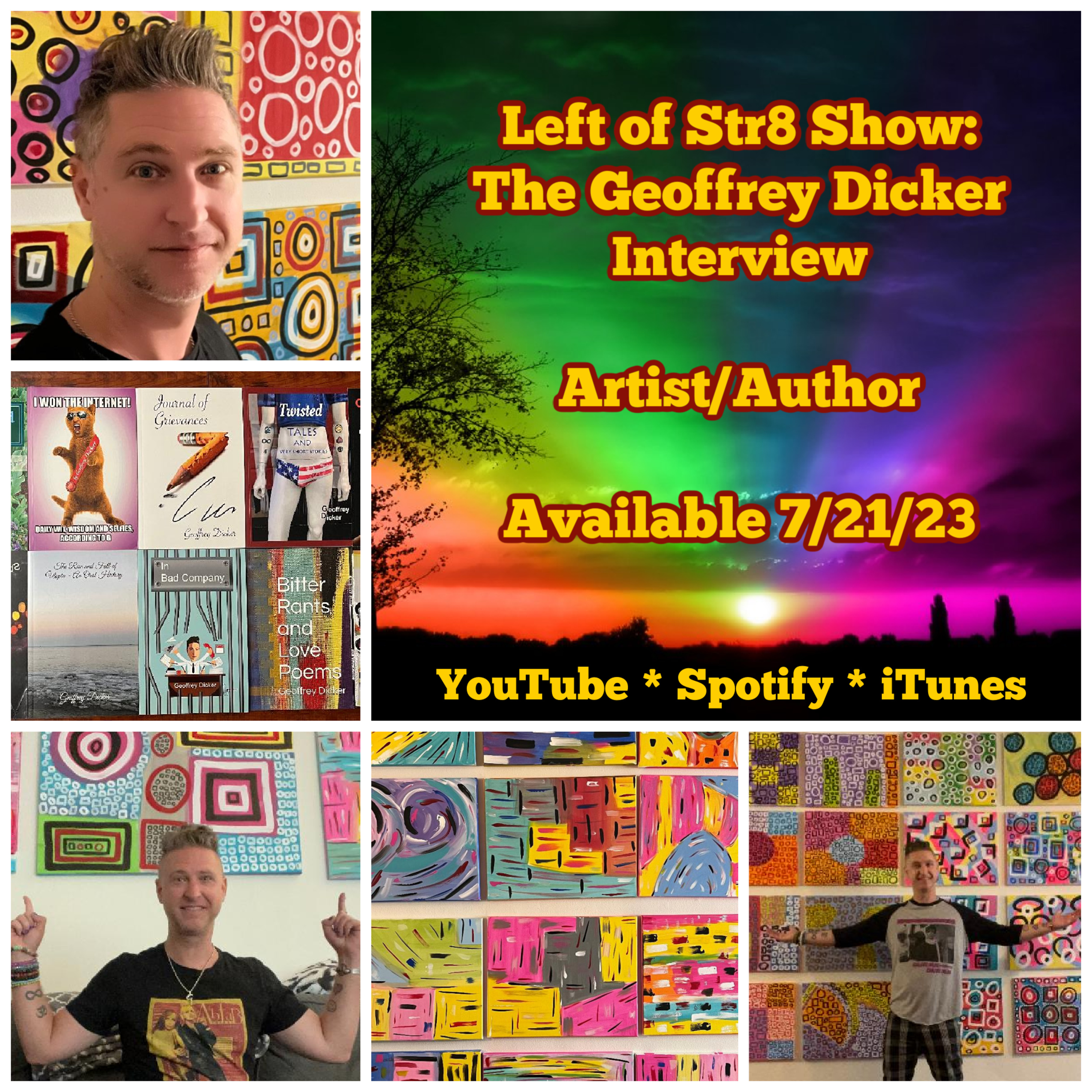 Left of Str8 Show: The Geoffrey Dicker Interview Artist and Author episode artwork