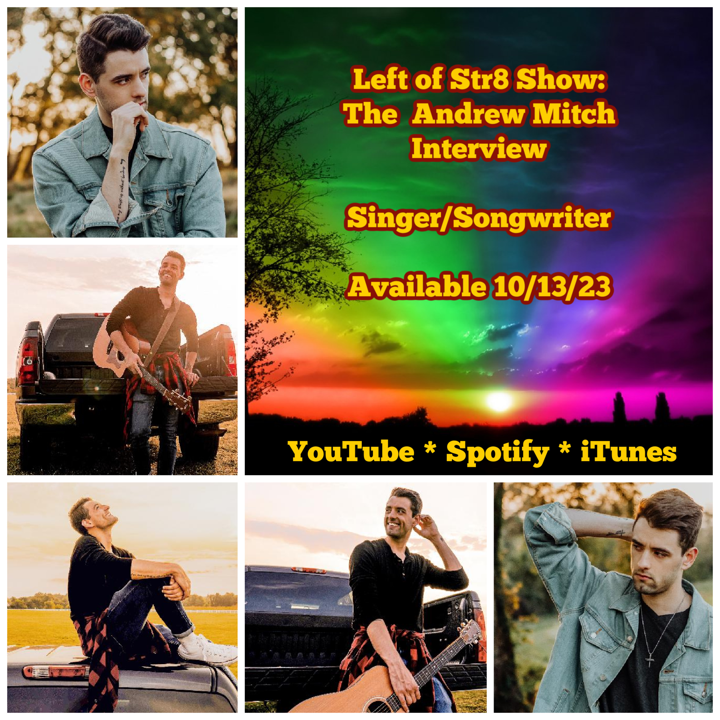 Left of Str8 Show: The Andrew Mitch Interview Emerging Country Music Sensation episode artwork