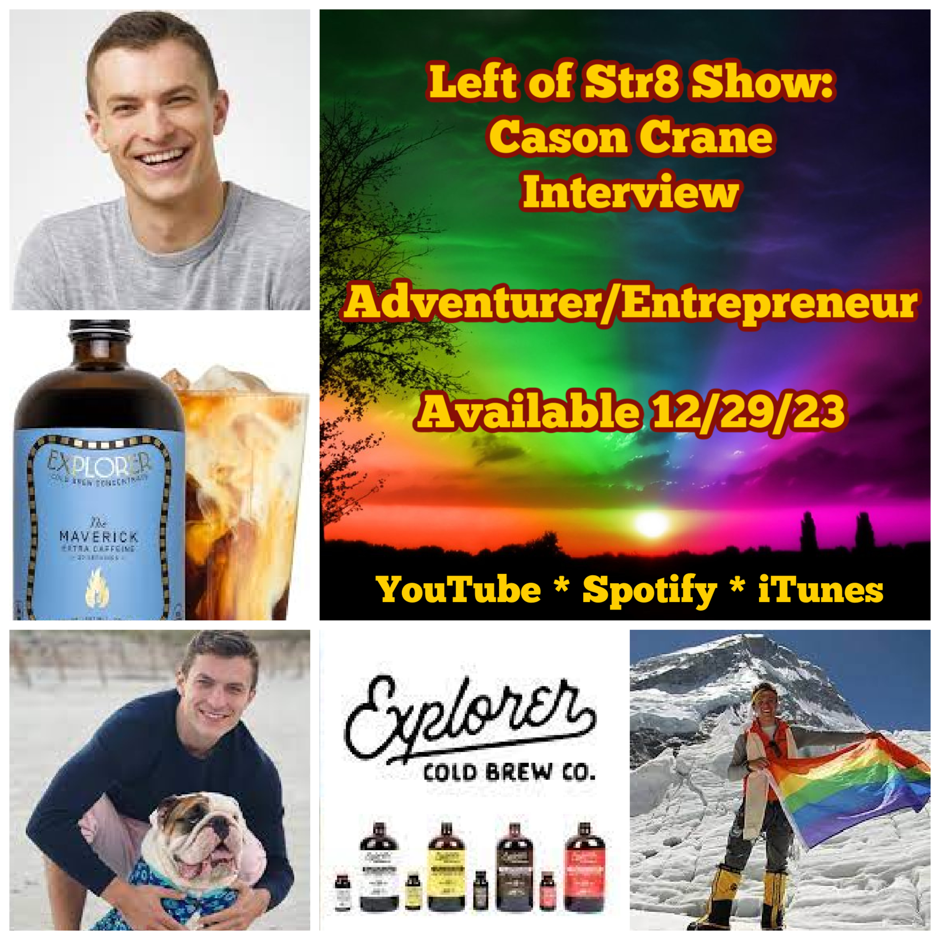 Left of Str8 Show: The Cason Crane Interview Explorer and Entrepreneur episode artwork