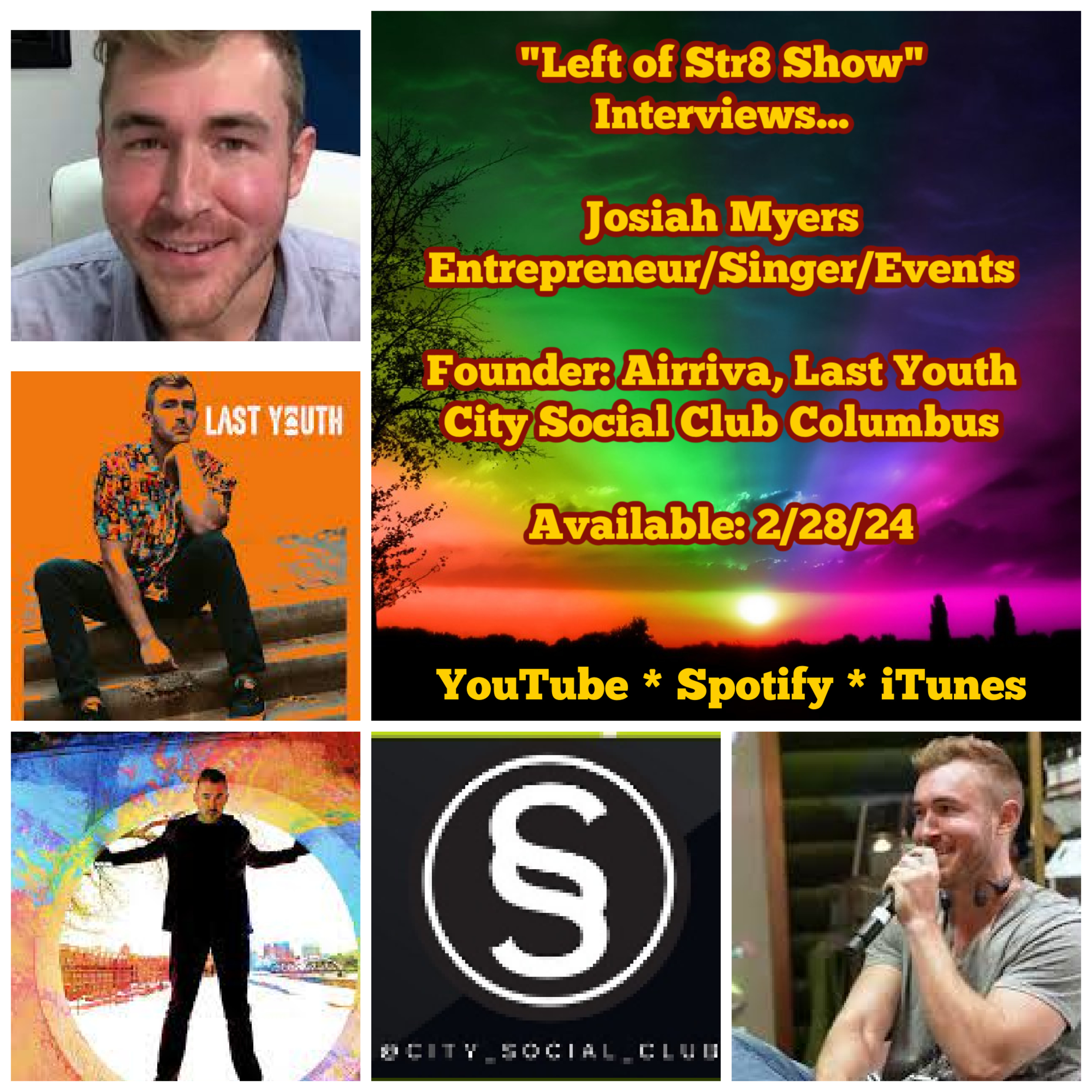 Josiah Myers: CEO, Singer, and Good Human Joins Left of Str8 Show Interviews episode artwork