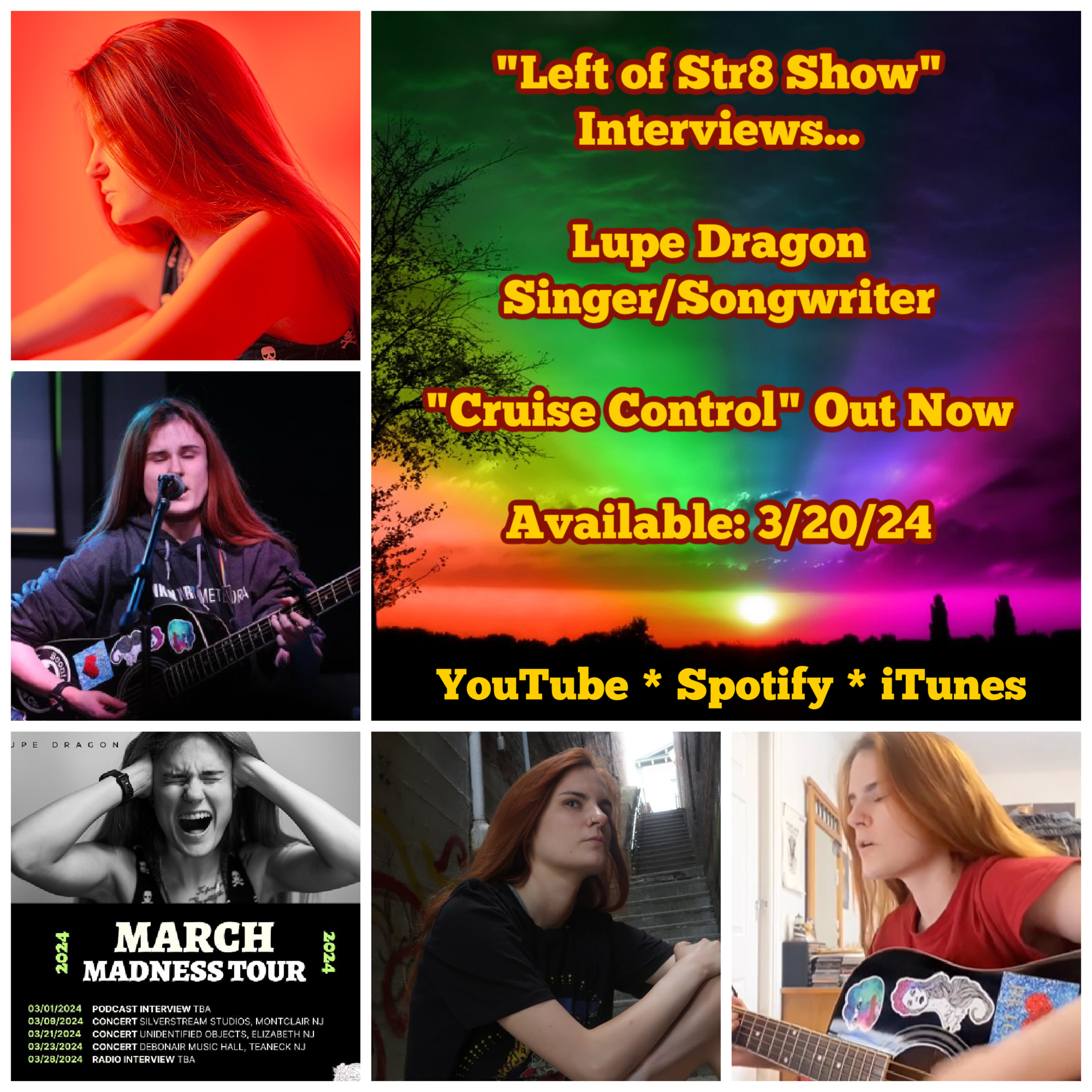 Lupe Dragon, Singer and Songwriter Joins Left of Str8 Show Interviews episode artwork
