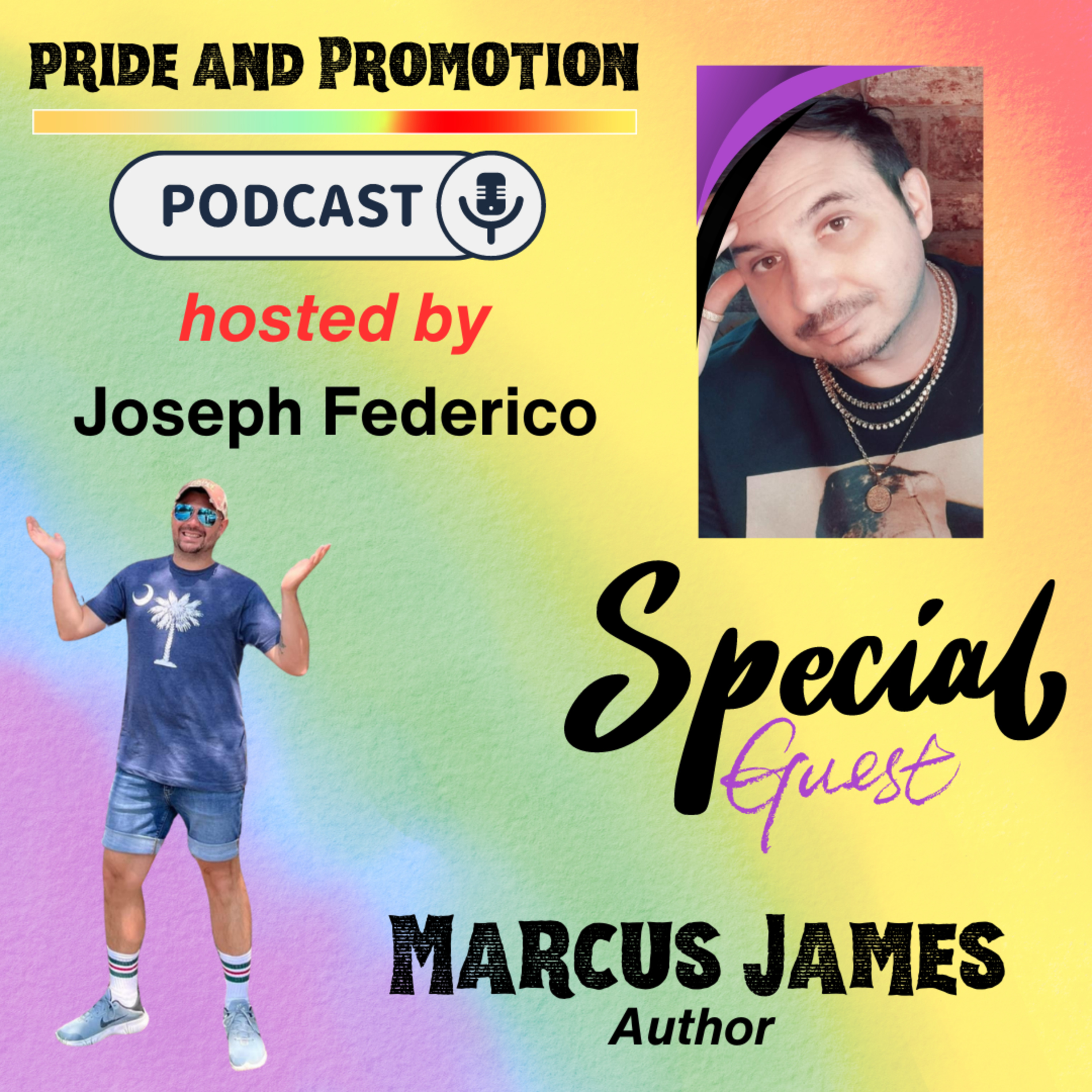 Author Marcus James Joins This Weeks Pride and Promotion Podcast episode artwork