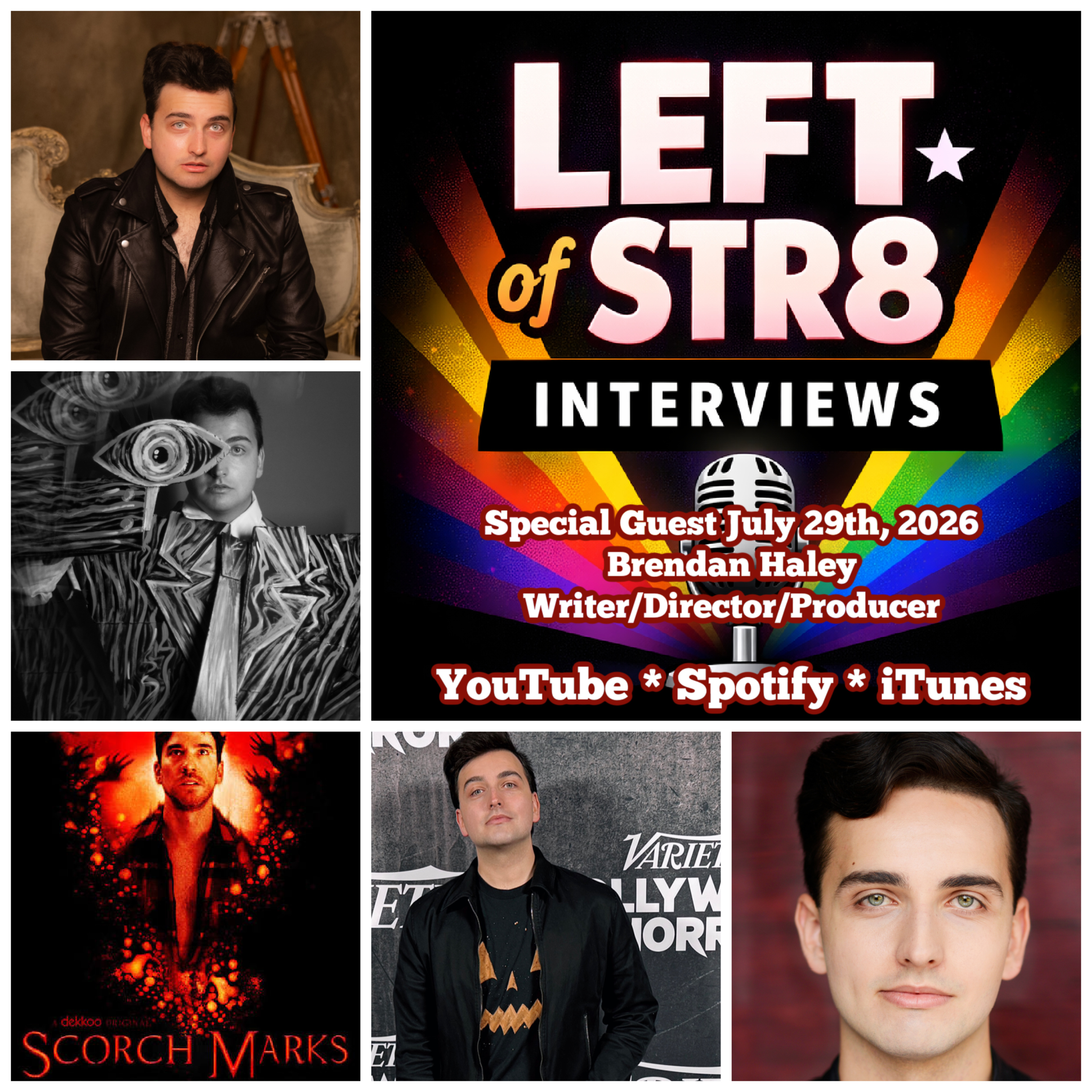 Left of Str8 Show Interviews: Director Brendan Haley On Queer Horror and "Scorch Marks" episode artwork