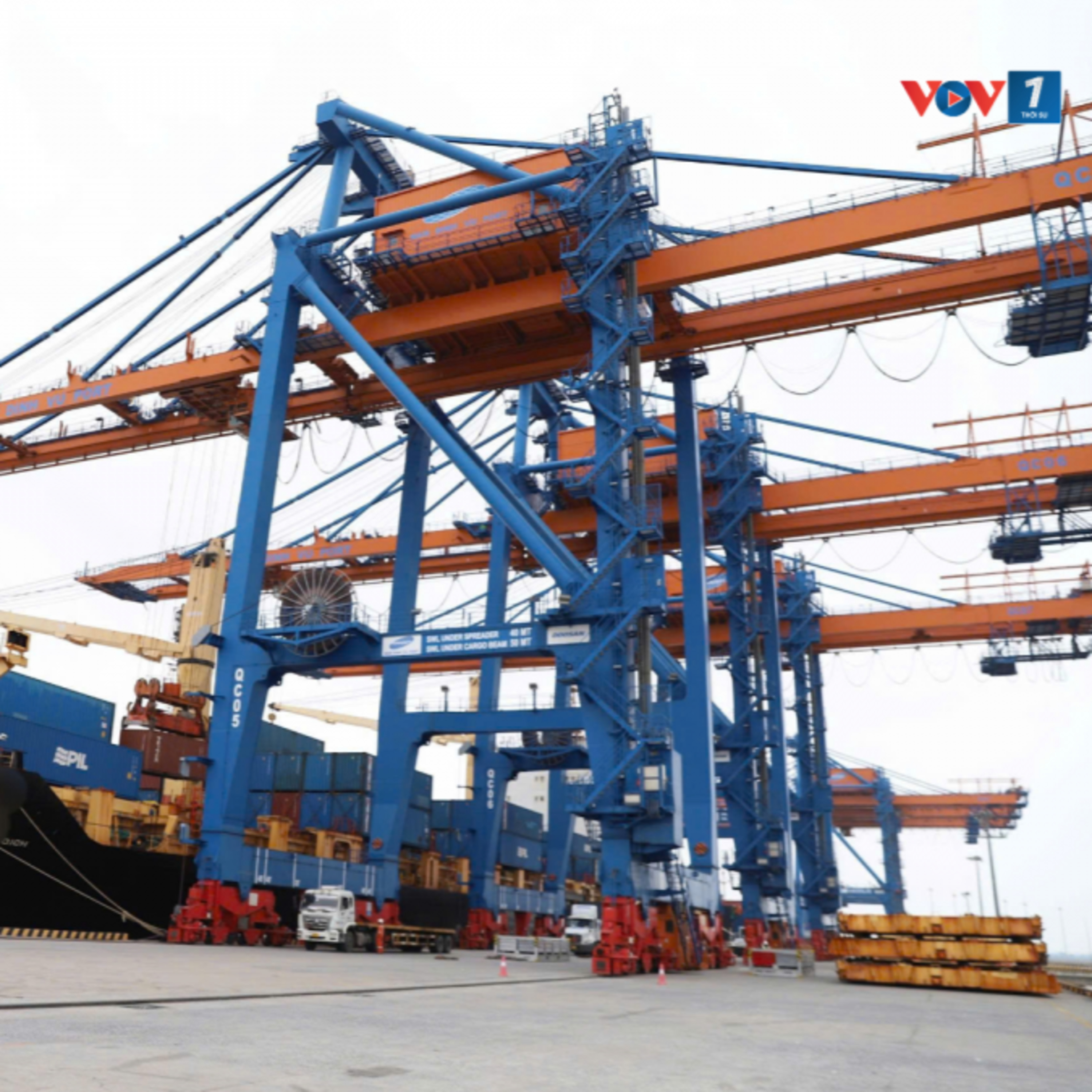 Tiêu điểm - Nhịp xuân trên cầu cảng Hải Phòng
