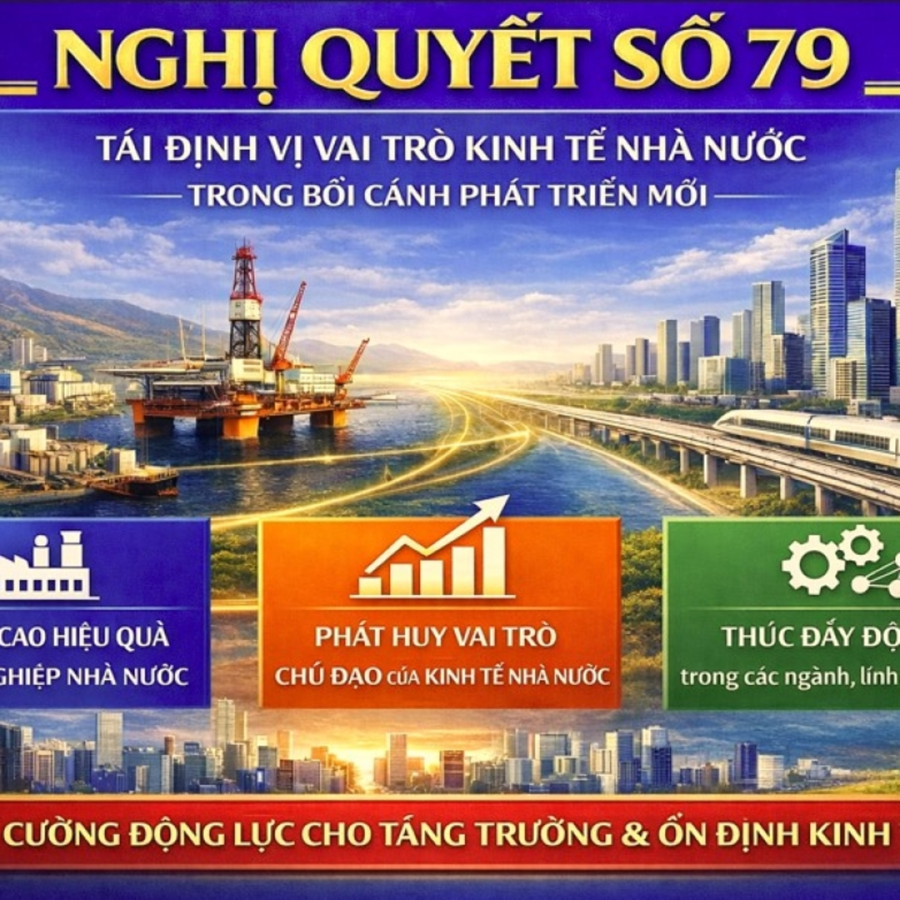 Diễn đàn chủ nhật - Nghị quyết số 79-NQ/TW: Tái định vị vai trò kinh tế nhà nước trong bối cảnh phát triển mới.