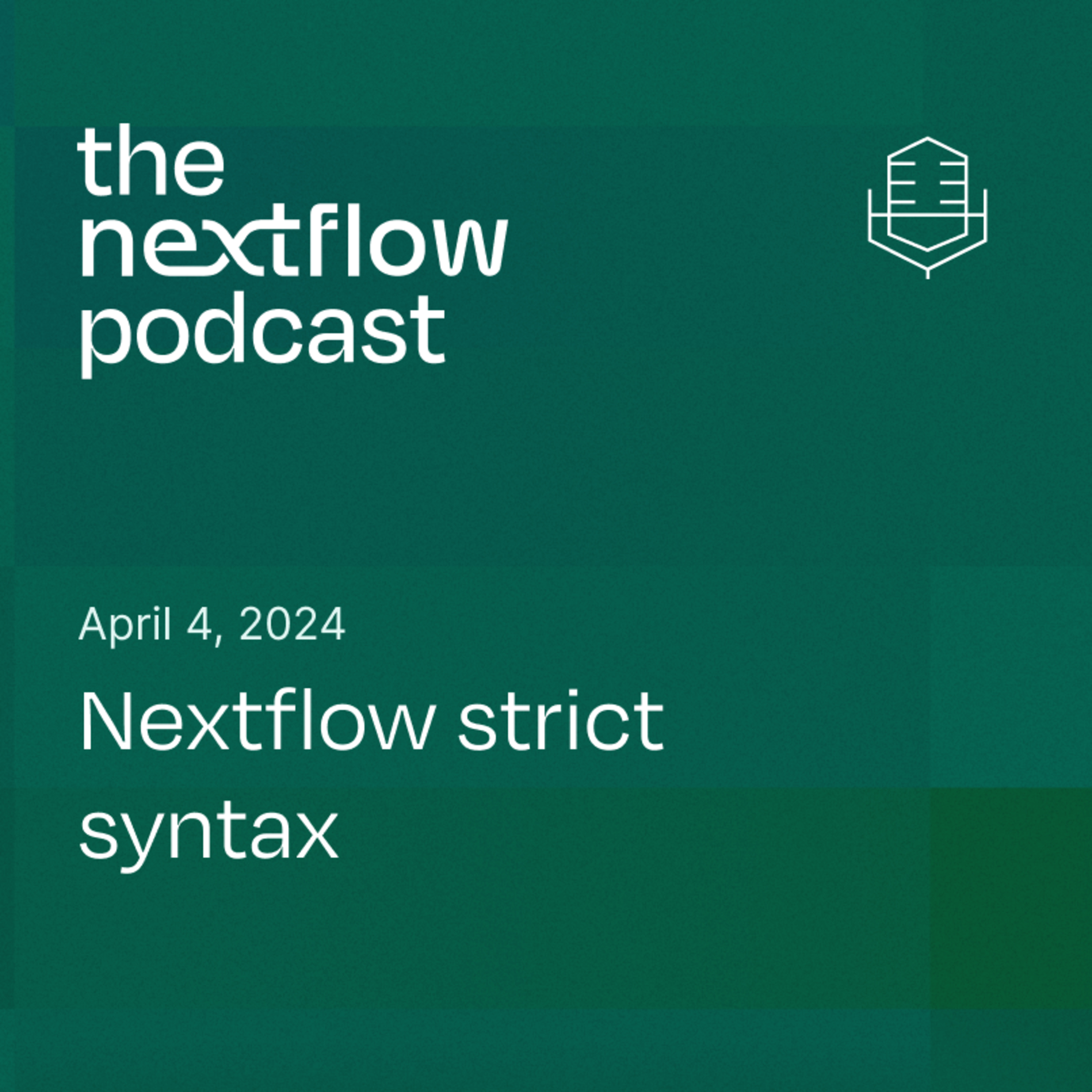 Episode 51: Nextflow strict syntax episode artwork
