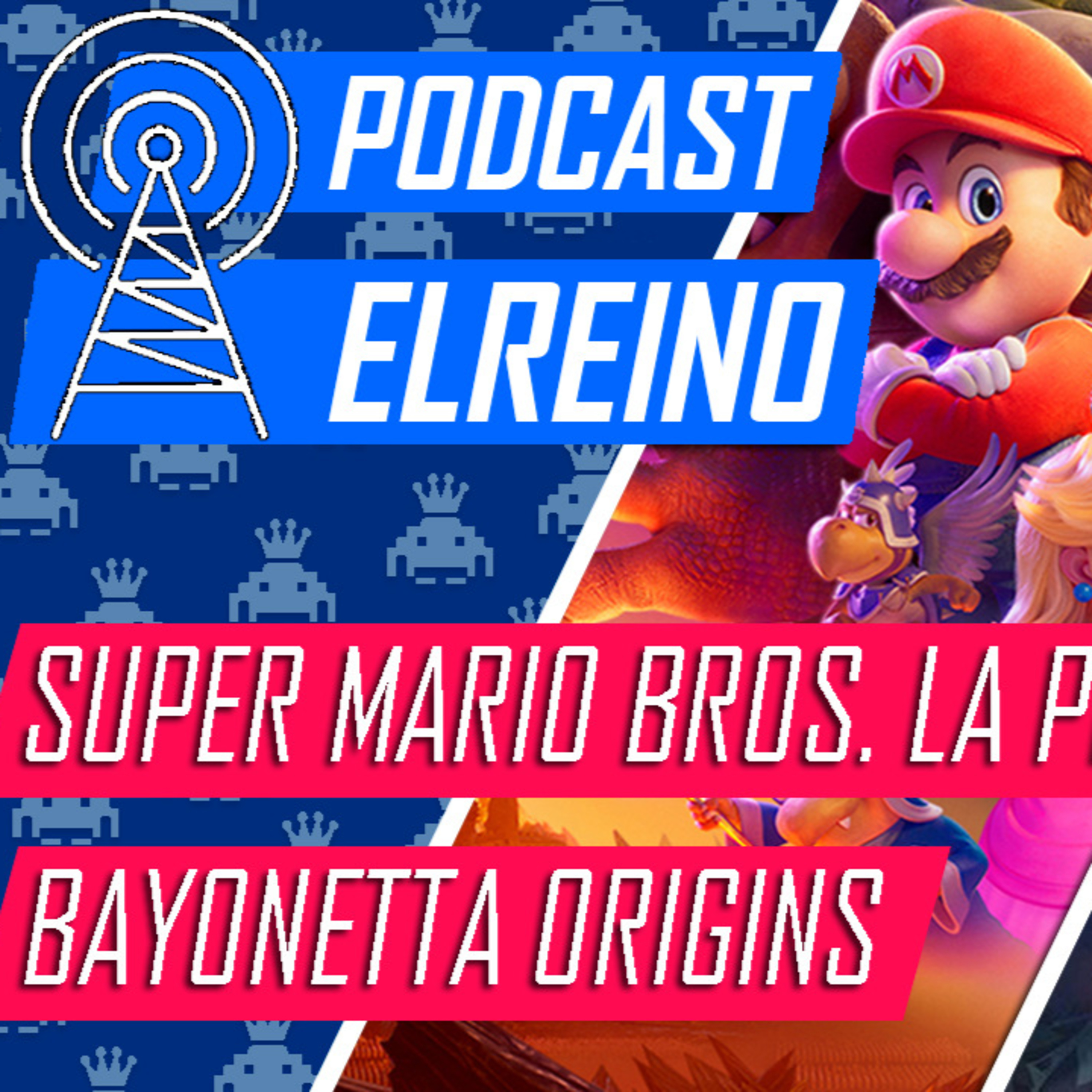 18x12 Super Mario Bros.: La Película, Bayonetta Origins, Zelda TotK y FF XVI episode artwork