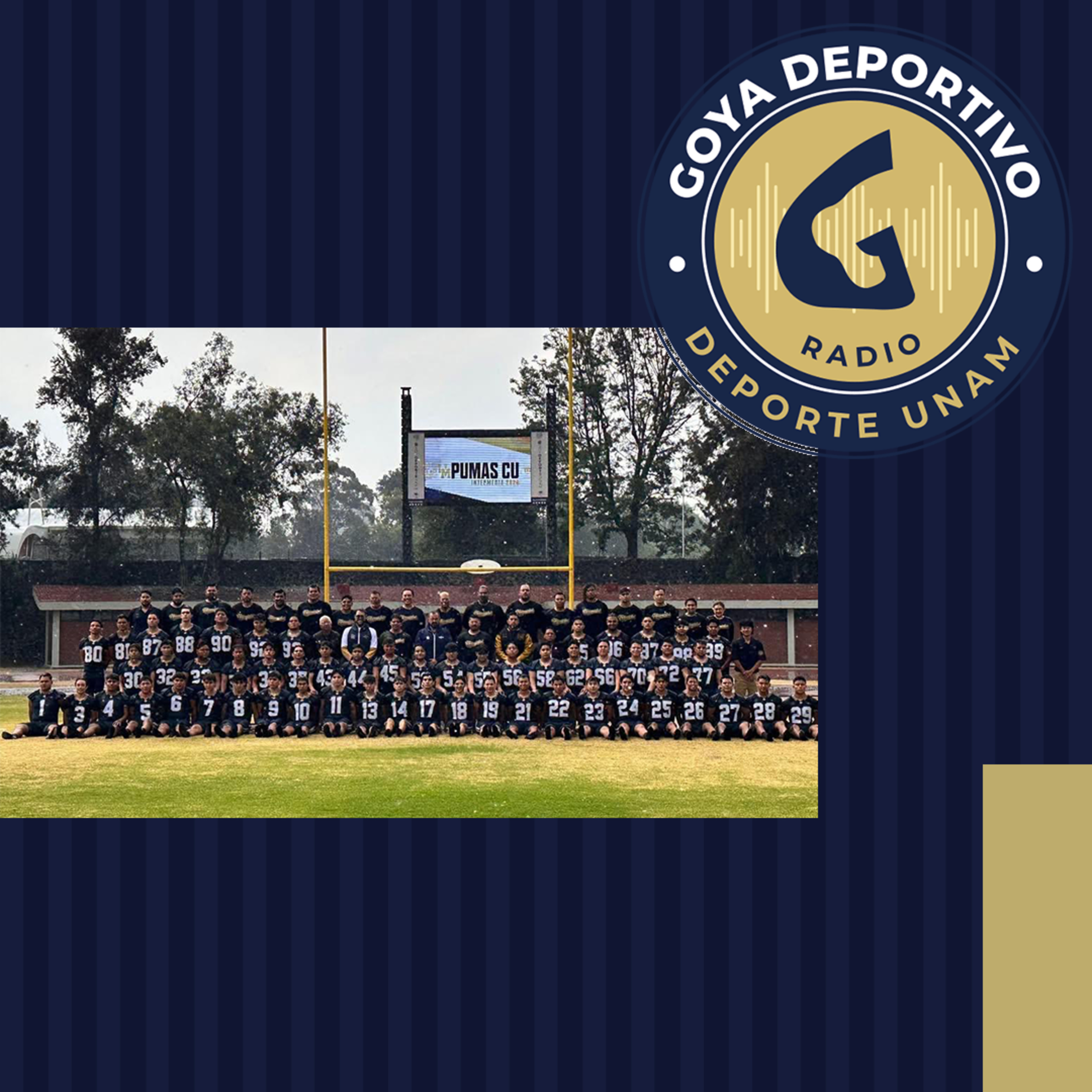 Goya Deportivo: Toma de Fotografia equipo Intermedia de Americano UNAM