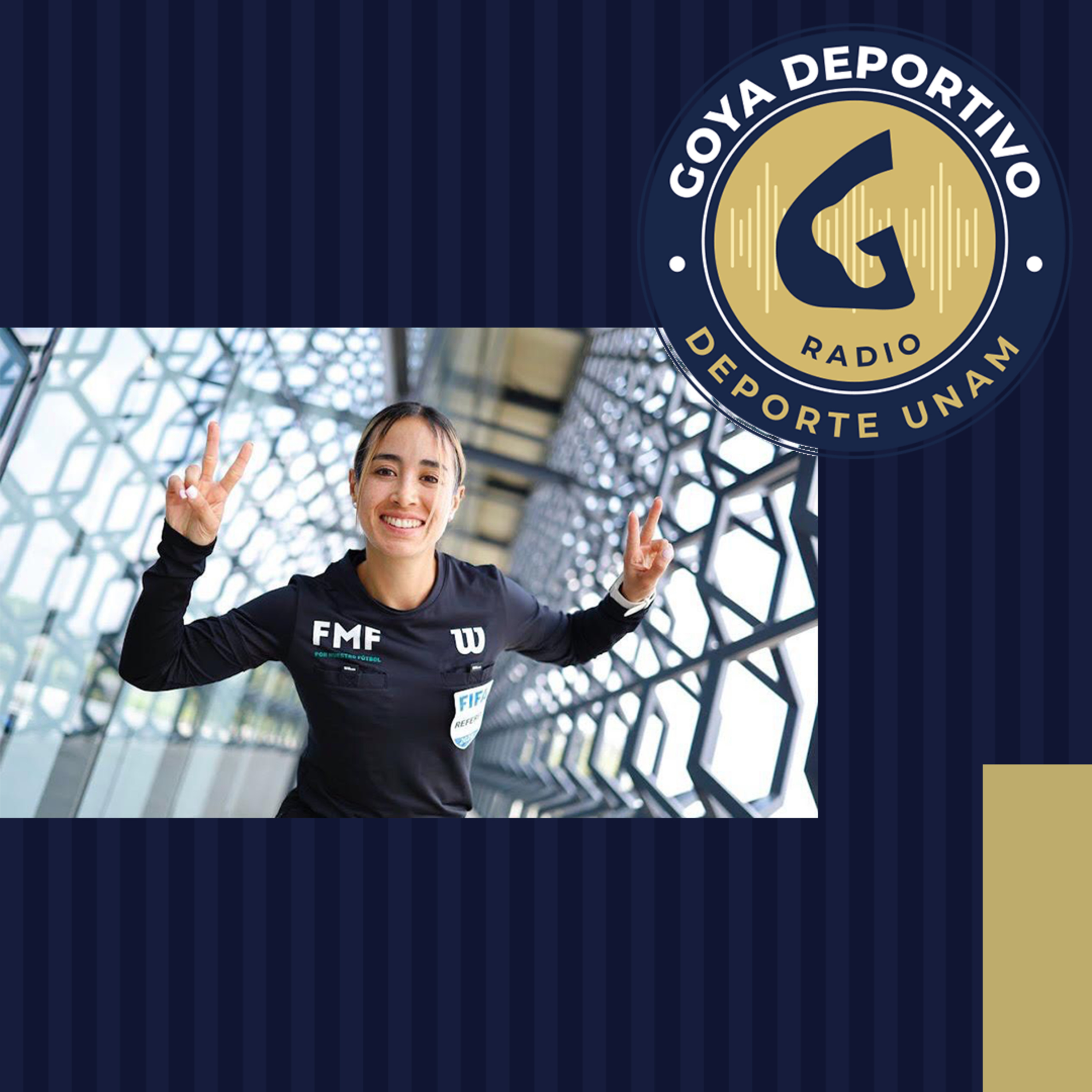 Katia Itzel García Mendoza, primera árbitra central mexicana en un mundial de futbol