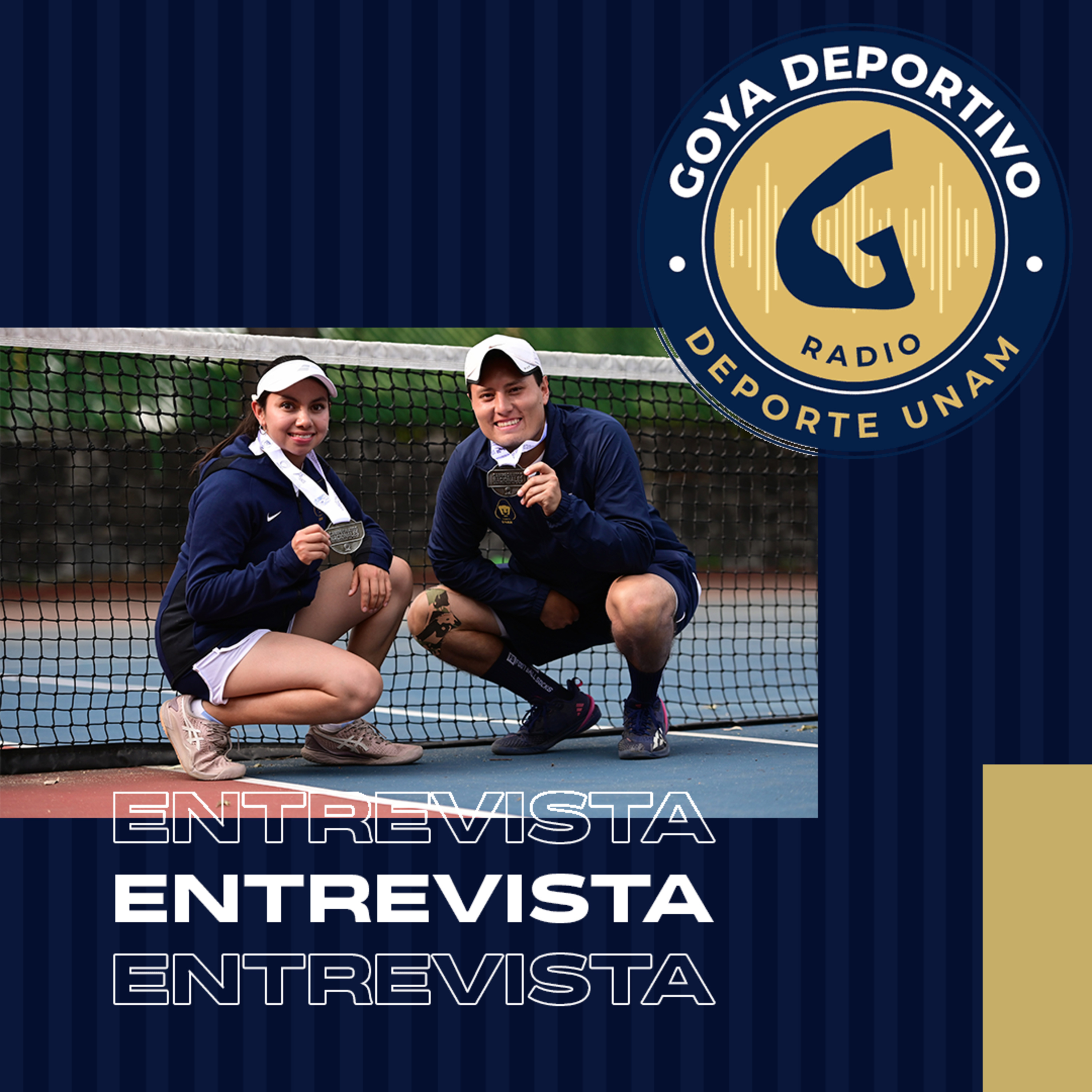 Tenis de la UNAM consigue plata en Dobles Mixtos 