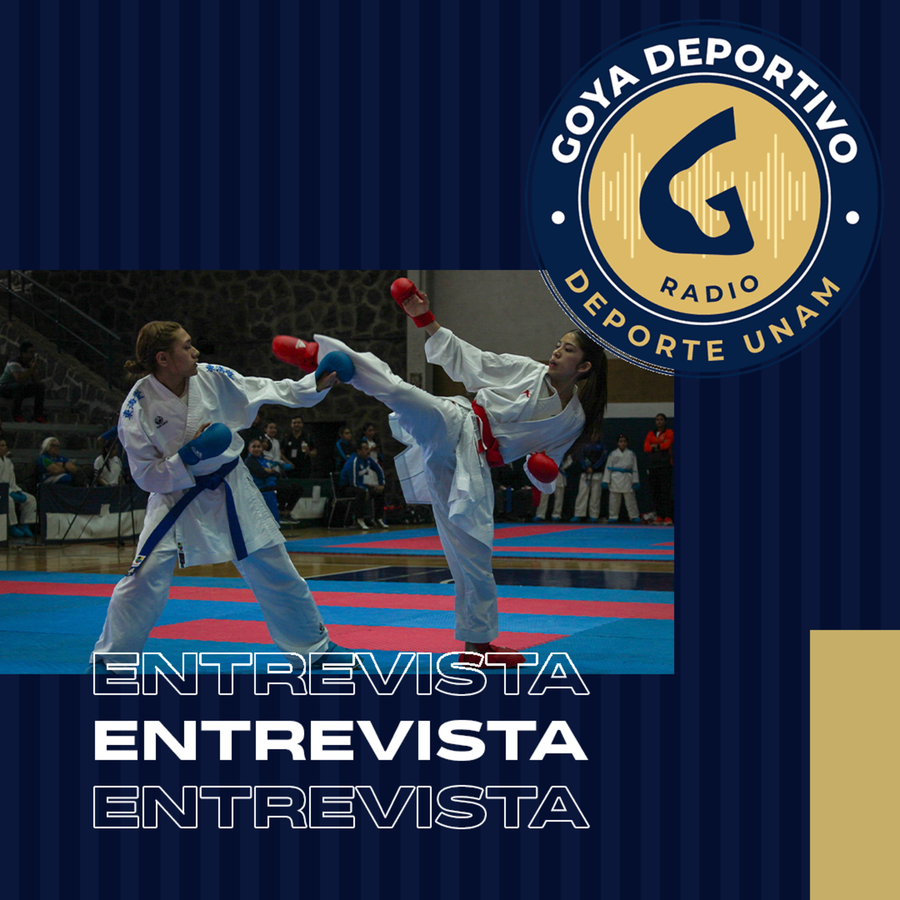 Karate Do de la UNAM en el Frontón Cerrado de Ciudad Universitaria