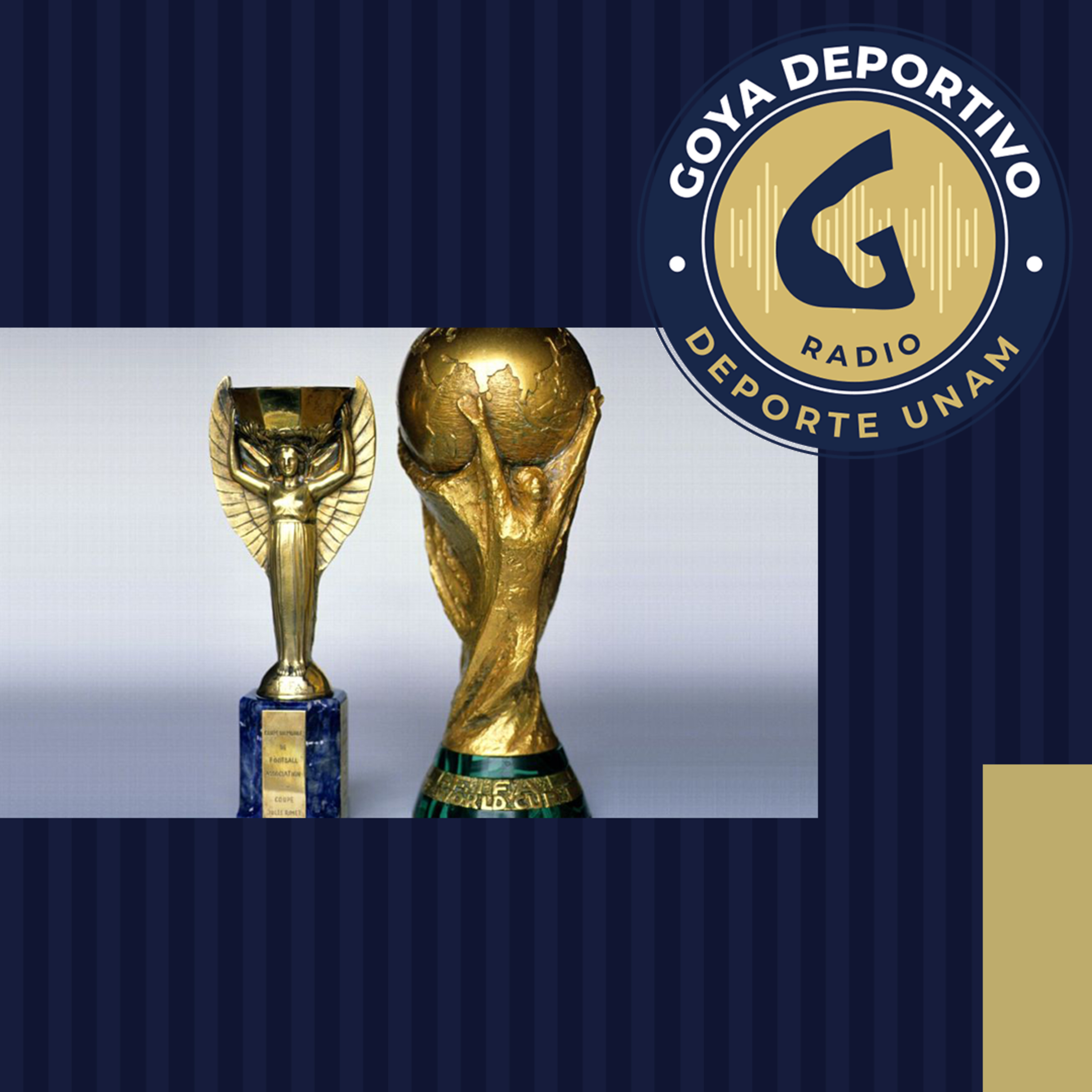 Los dos trofeos de la Copa Mundial de la FIFA