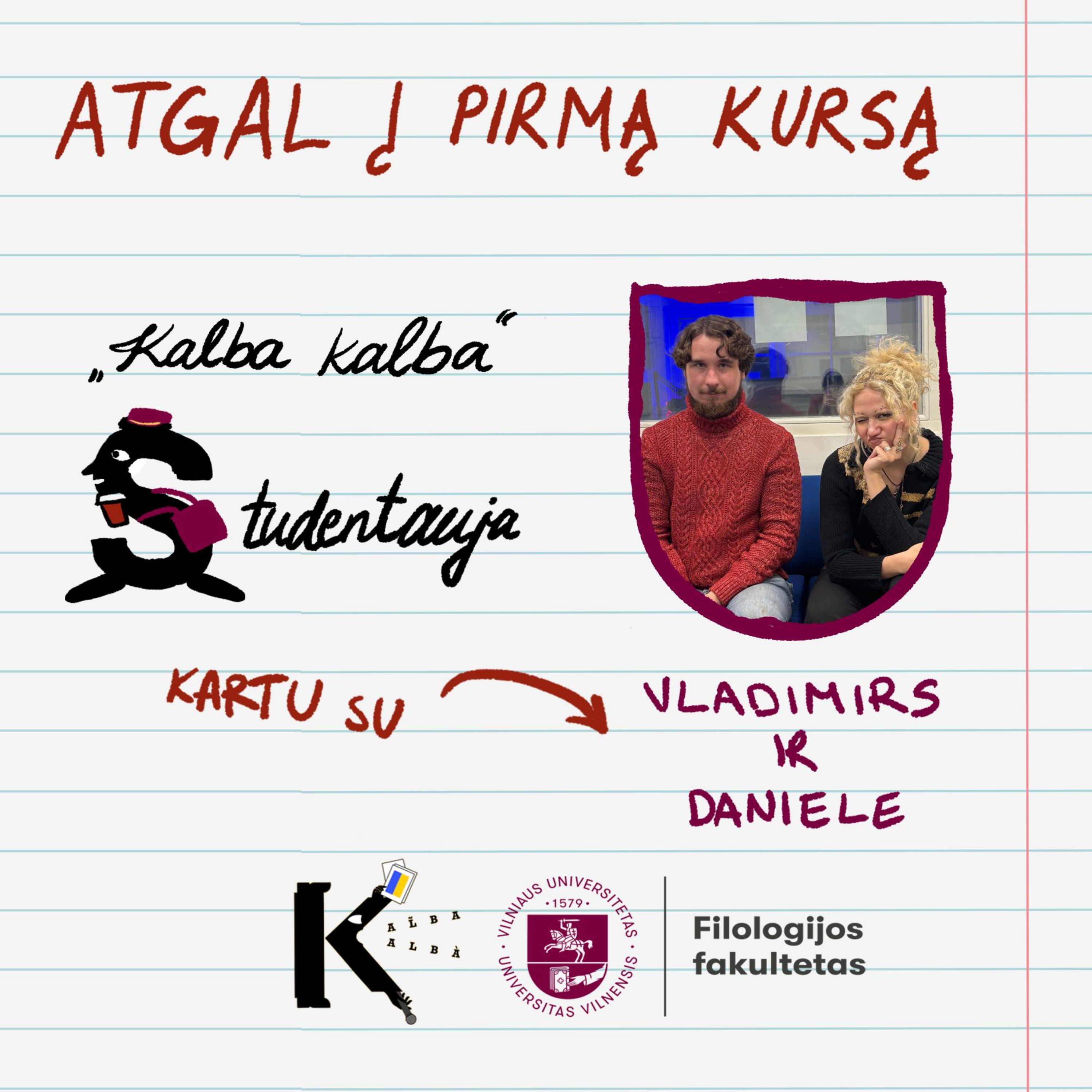 „Kalba kalba“ studentauja #2 – Atgal į pirmą kursą episode artwork