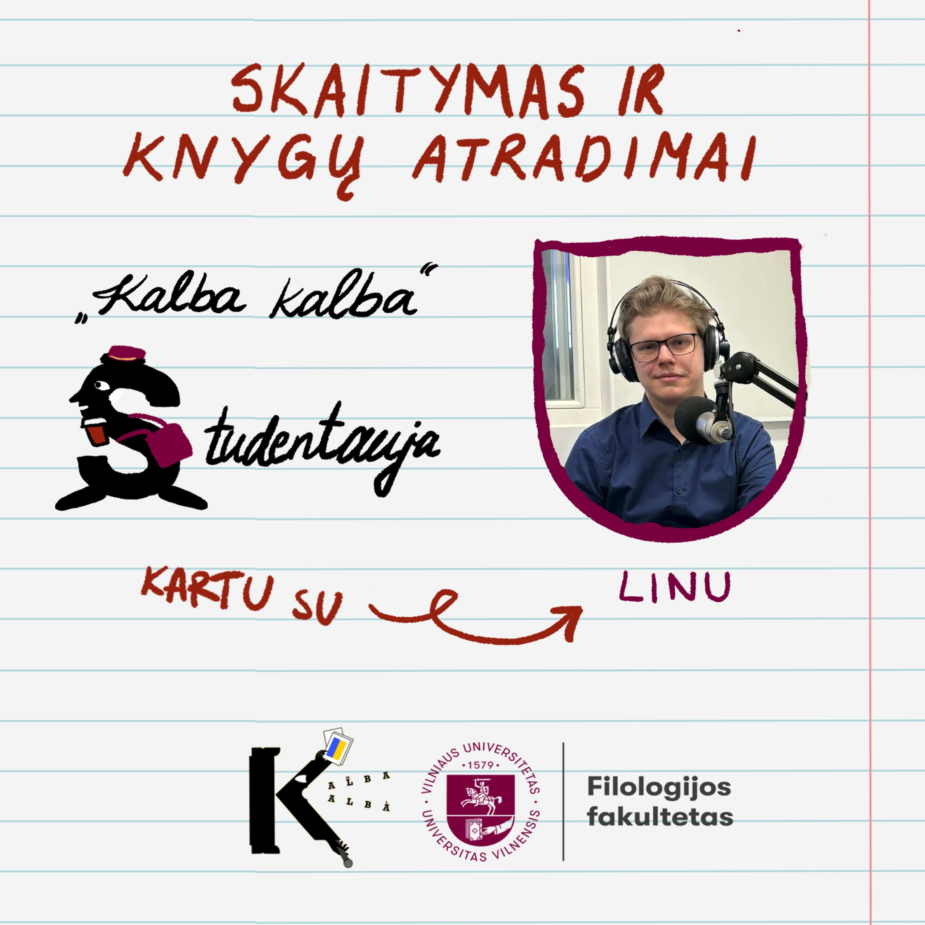 „Kalba kalba“ studentauja #4 – Skaitymas ir knygų atradimai episode artwork
