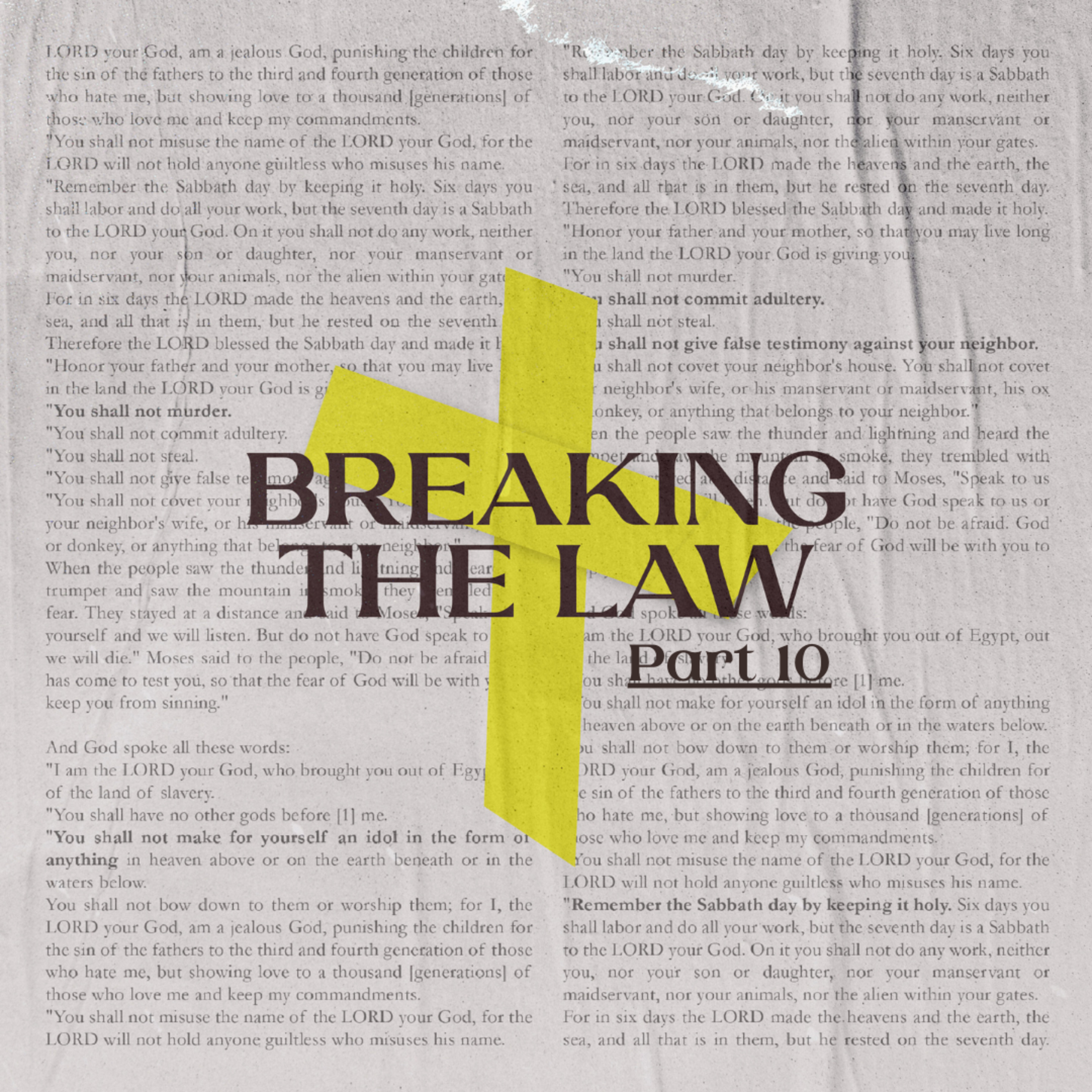 I Want it All | Tullian Tchividjian | "Breaking the Law", Part 10 episode artwork