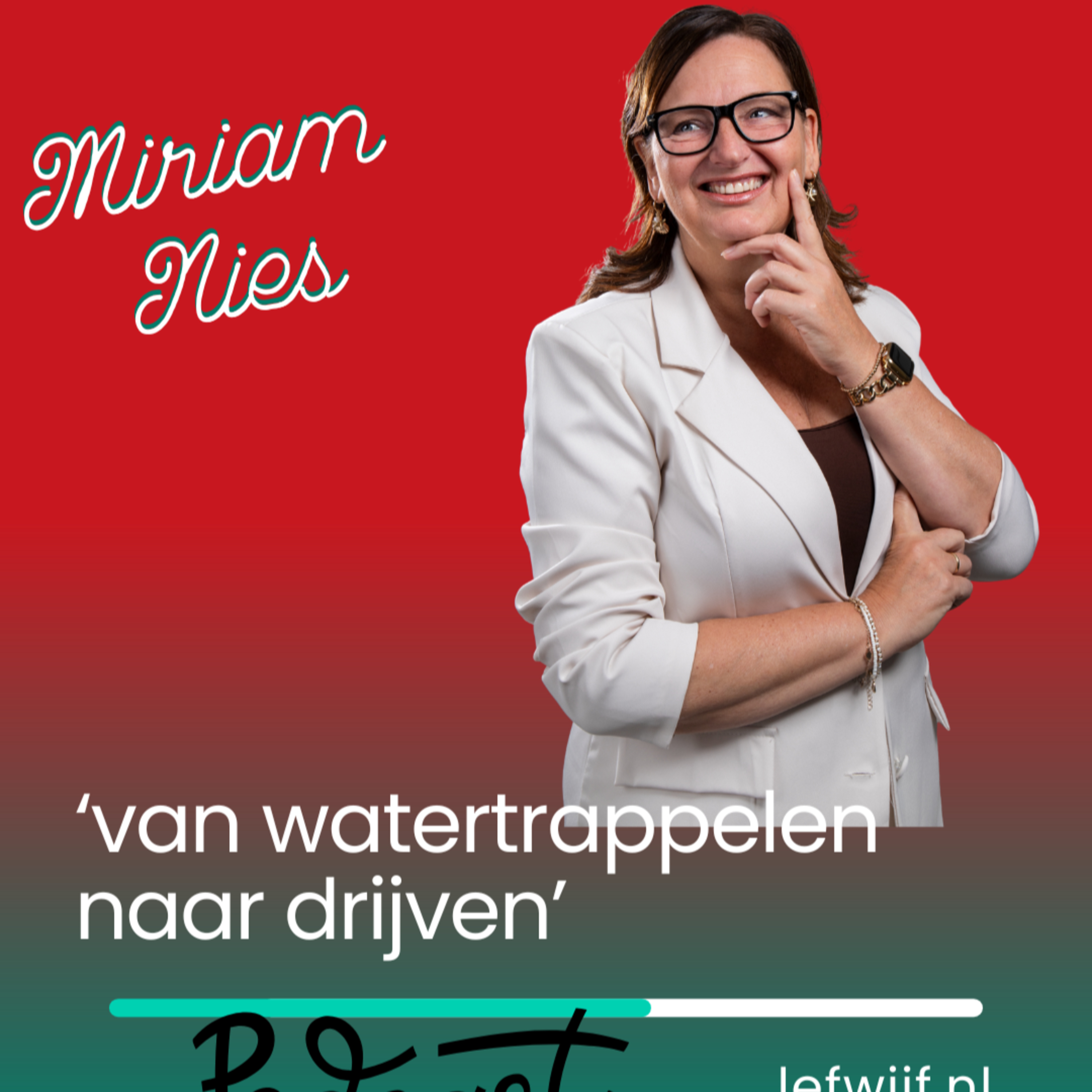 Miriam Nies - "Van watertrappelen naar drijven" episode artwork