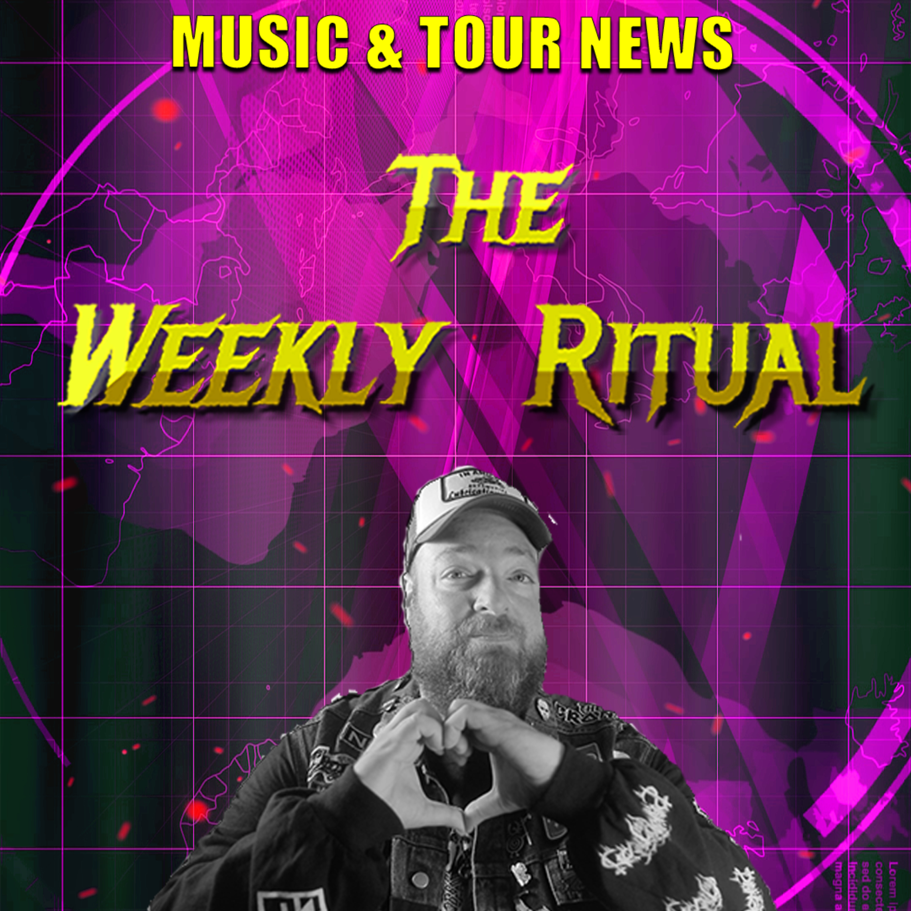 PODCAST: Episode 463 - The Weekly Ritual Rock and Metal News Show Live 4-12-24 episode artwork