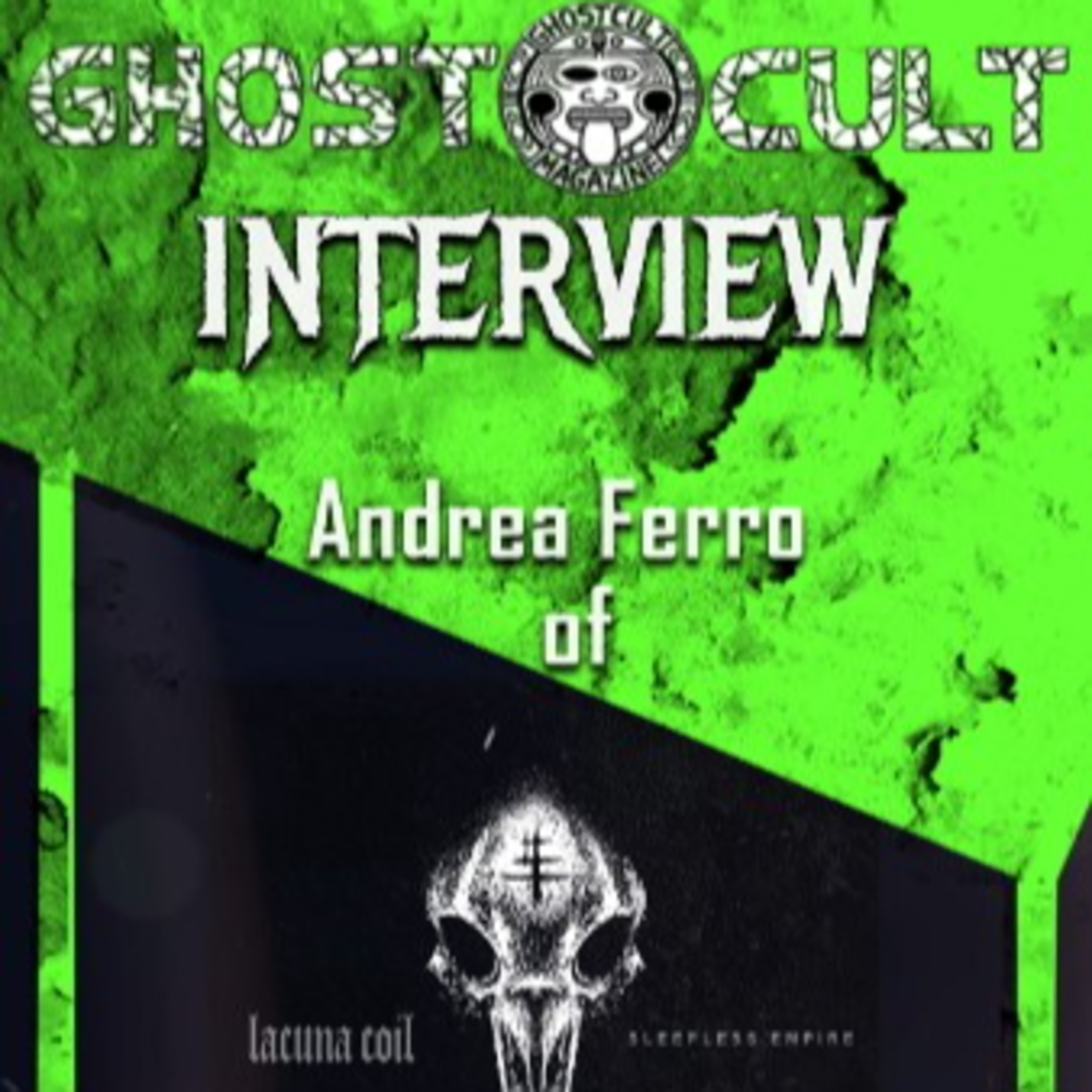 PODCAST: Episode 677 - Andrea Ferro of Lacuna Coil Talks "Sleepless Empire" and A.I. episode artwork