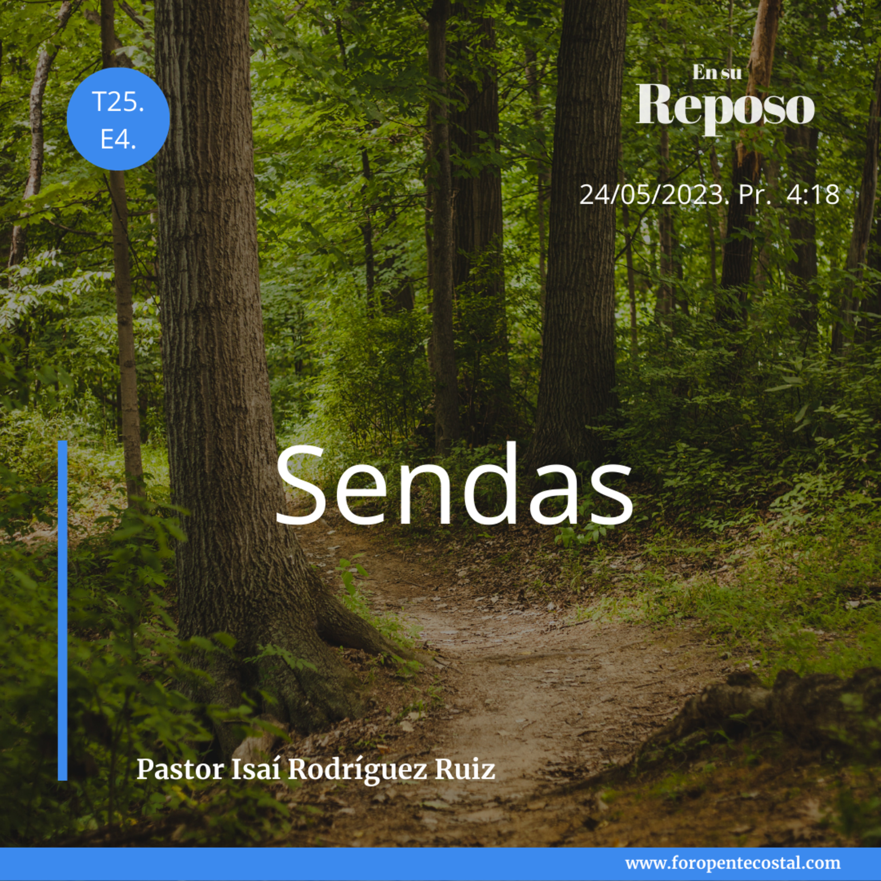 En su reposo, con el pastor Isaí Rodríguez Ruiz