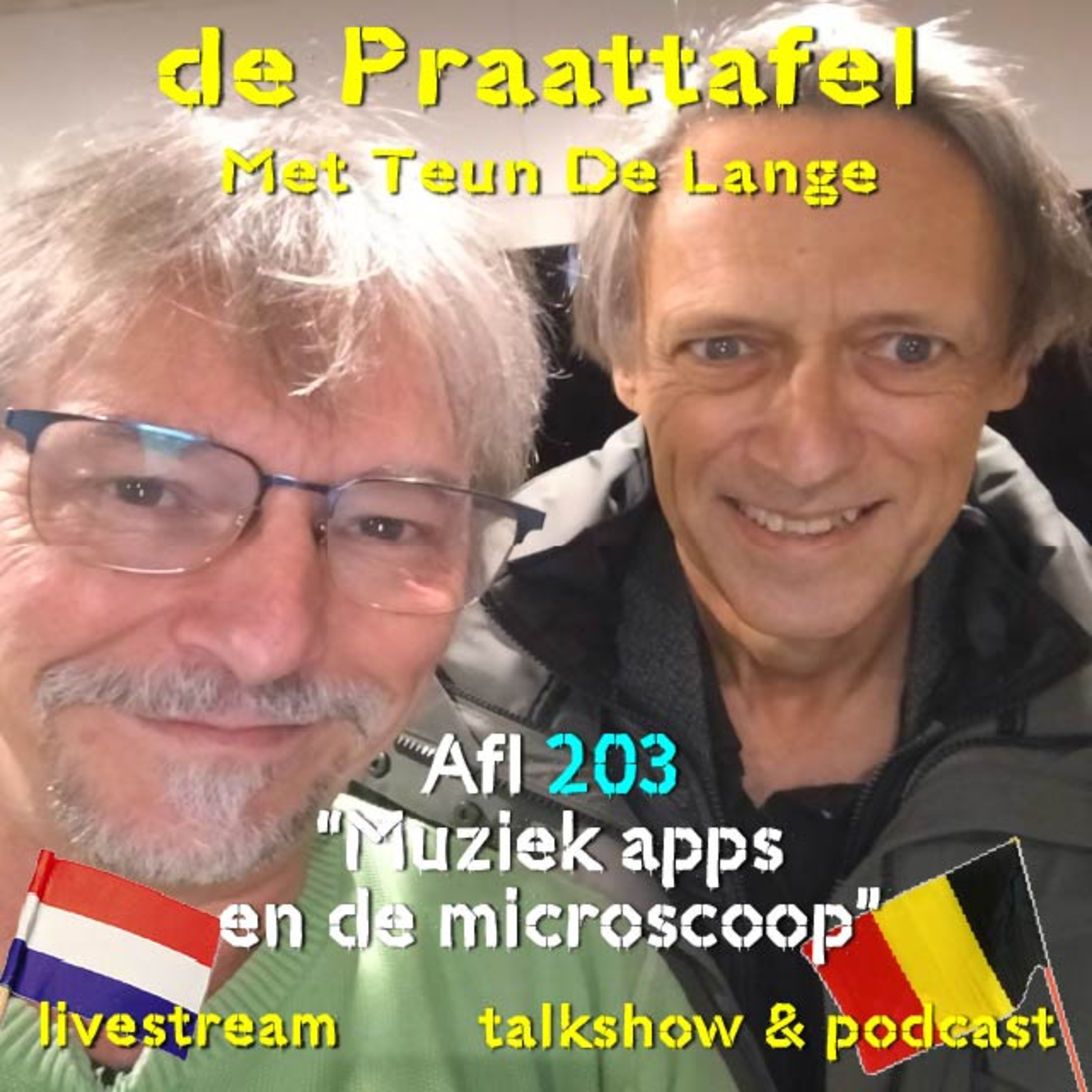 Afl 203: Muziek apps en de microscoop - Met Teun de Lange episode artwork