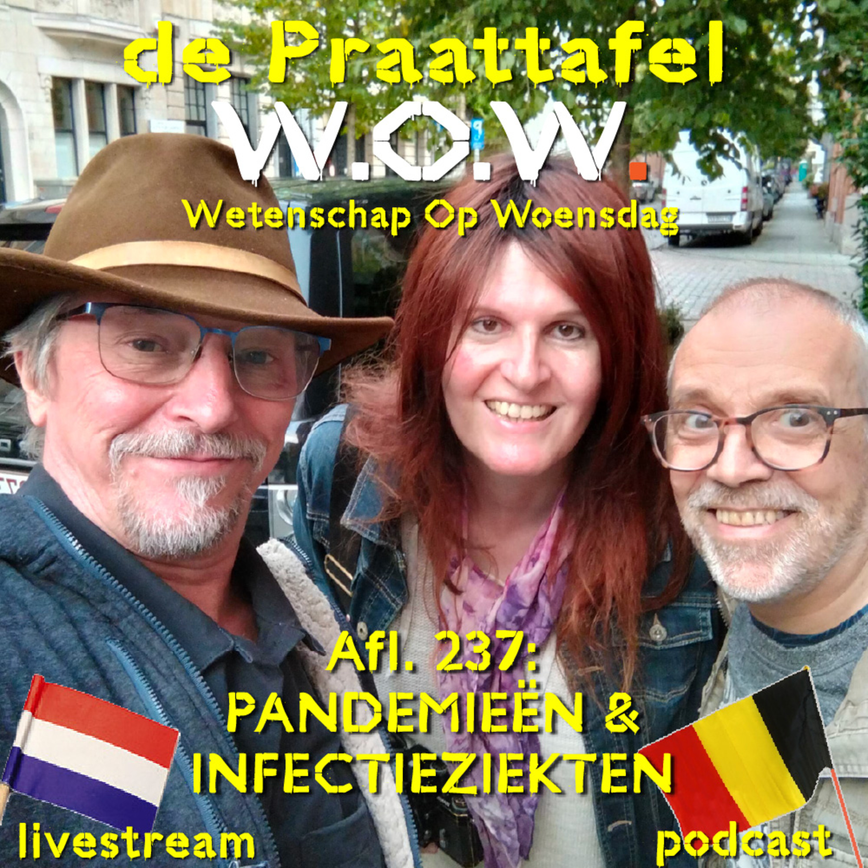 Afl. 237 WOW: Pandemieën en infectieziekten``  episode artwork