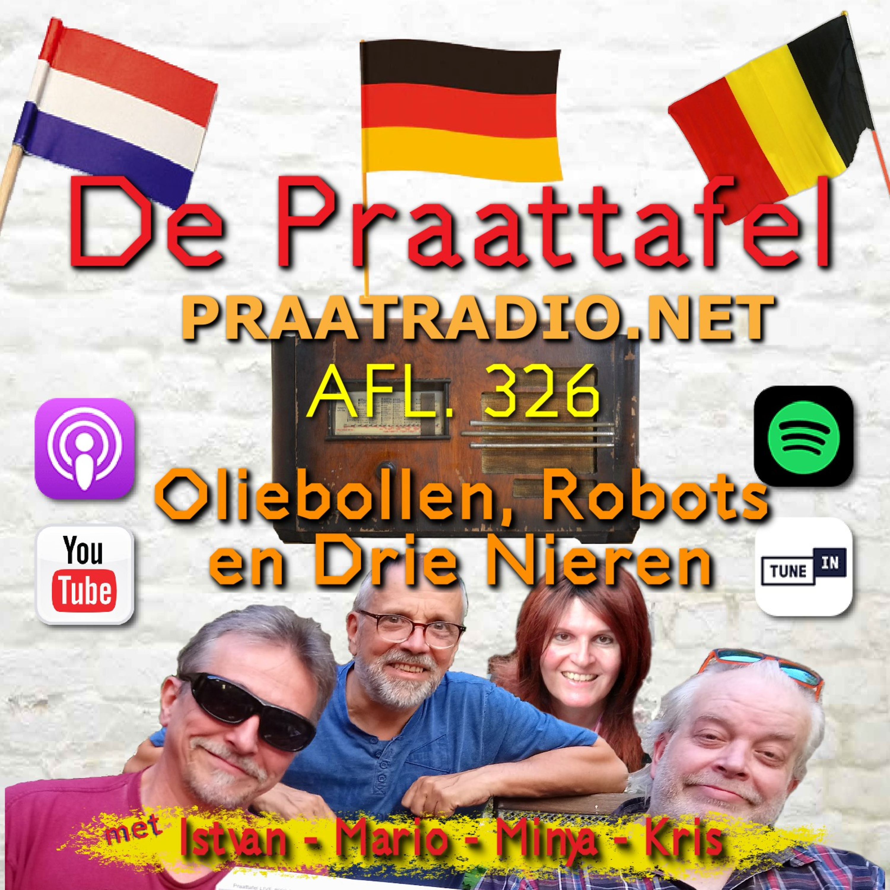 Afl. 326: Oliebollen, Robots en Drie Nieren episode artwork