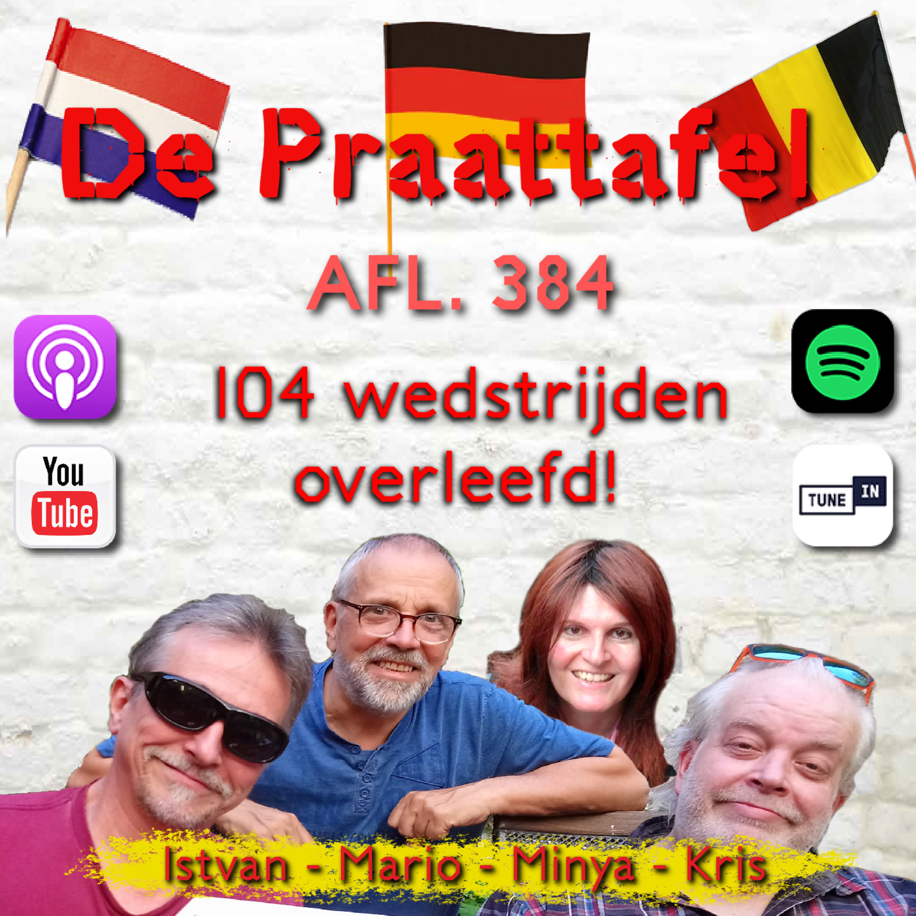 Afl. 384: Het zit erop! 104 wedstrijden overleefd! episode artwork