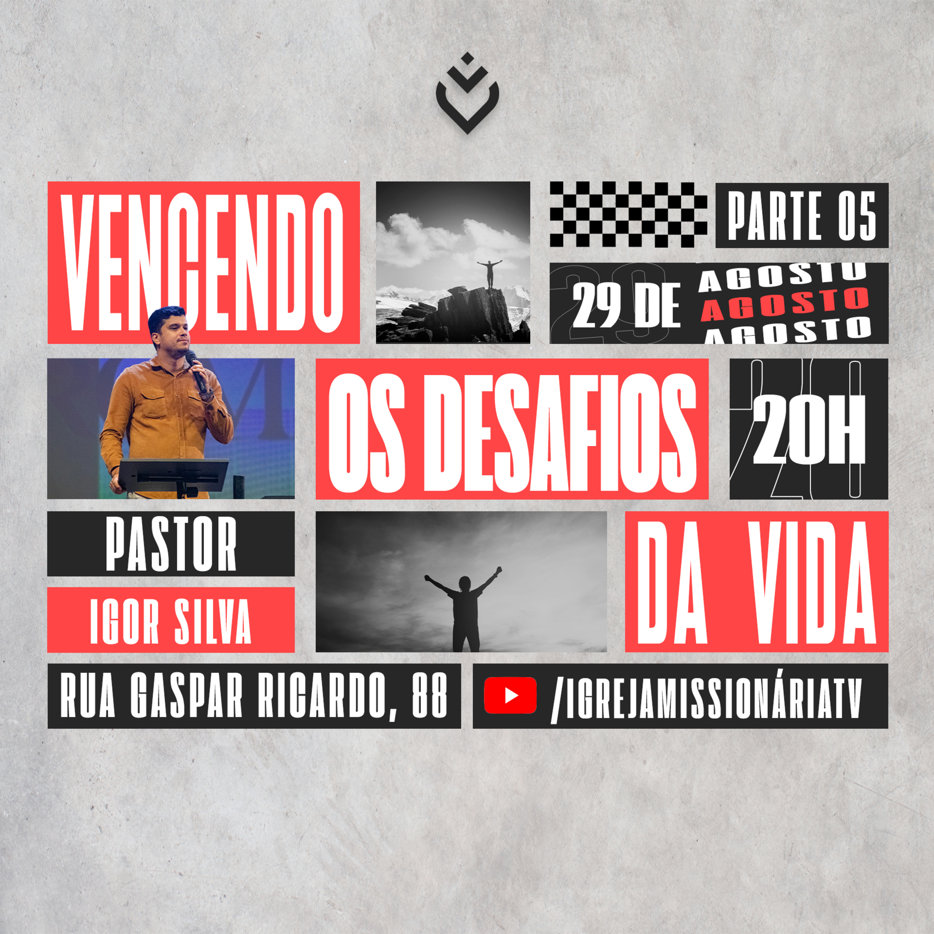 Vencendo os desafios da vida, Parte - 5 | QUINTA, 29/08/2024 episode artwork